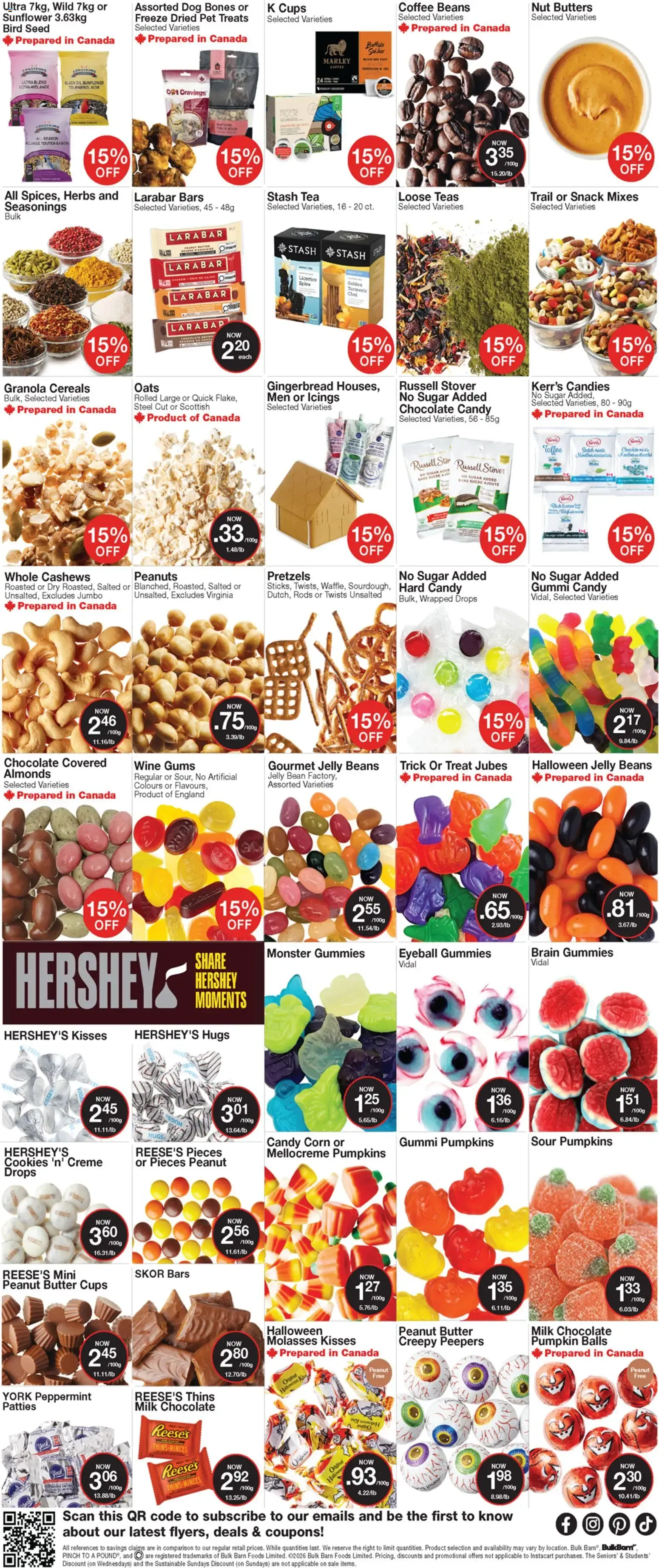 Bulk Barn weekly flyer from Oct 22, 2026 > weekly specials & deals from October 22 to November 4 2026 - flyer page 2