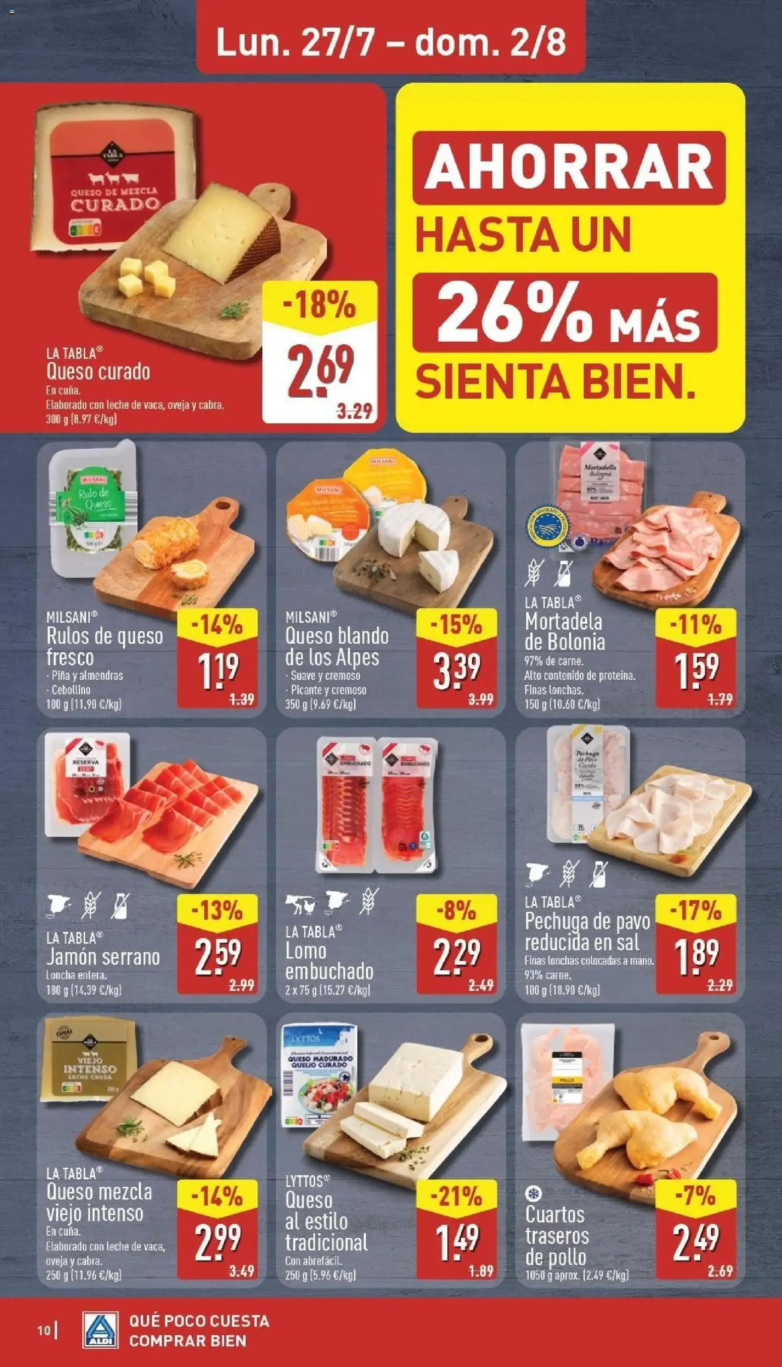 Catálogo de Aldi: Frescura a precios para tirarse a la piscina 27 de julio al 2 de agosto 2026 - Página 10