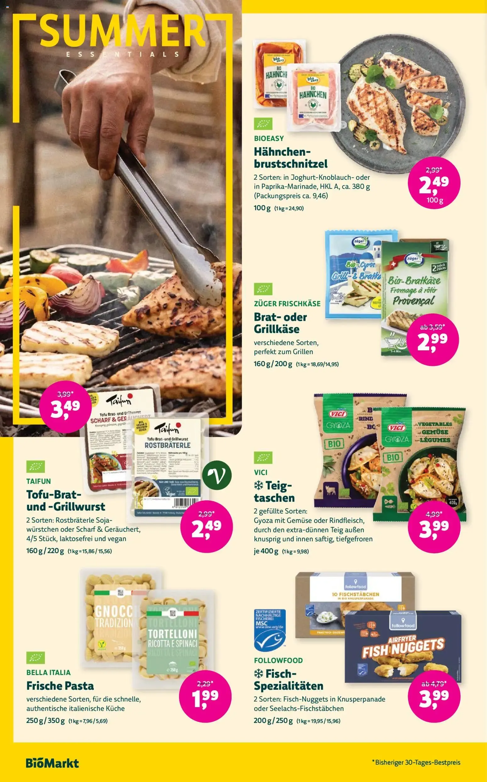 Bio Markt SUMMER ESSENTIALS von 15. Juli bis 28. Juli 2026 - Prospekt seite 8