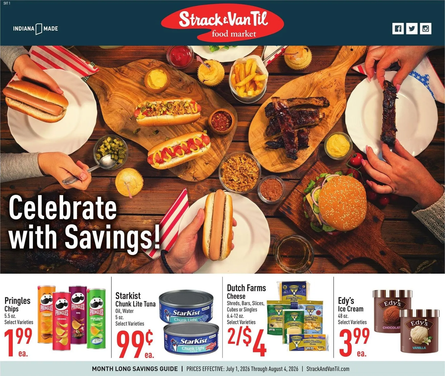 Weekly ad Current Strack & Van Til - July Savings Guide leaflet valid from Wednesday 07/01/2026 to Tuesday 08/04/2026 from July 1 to August 4 2026 - Page 1