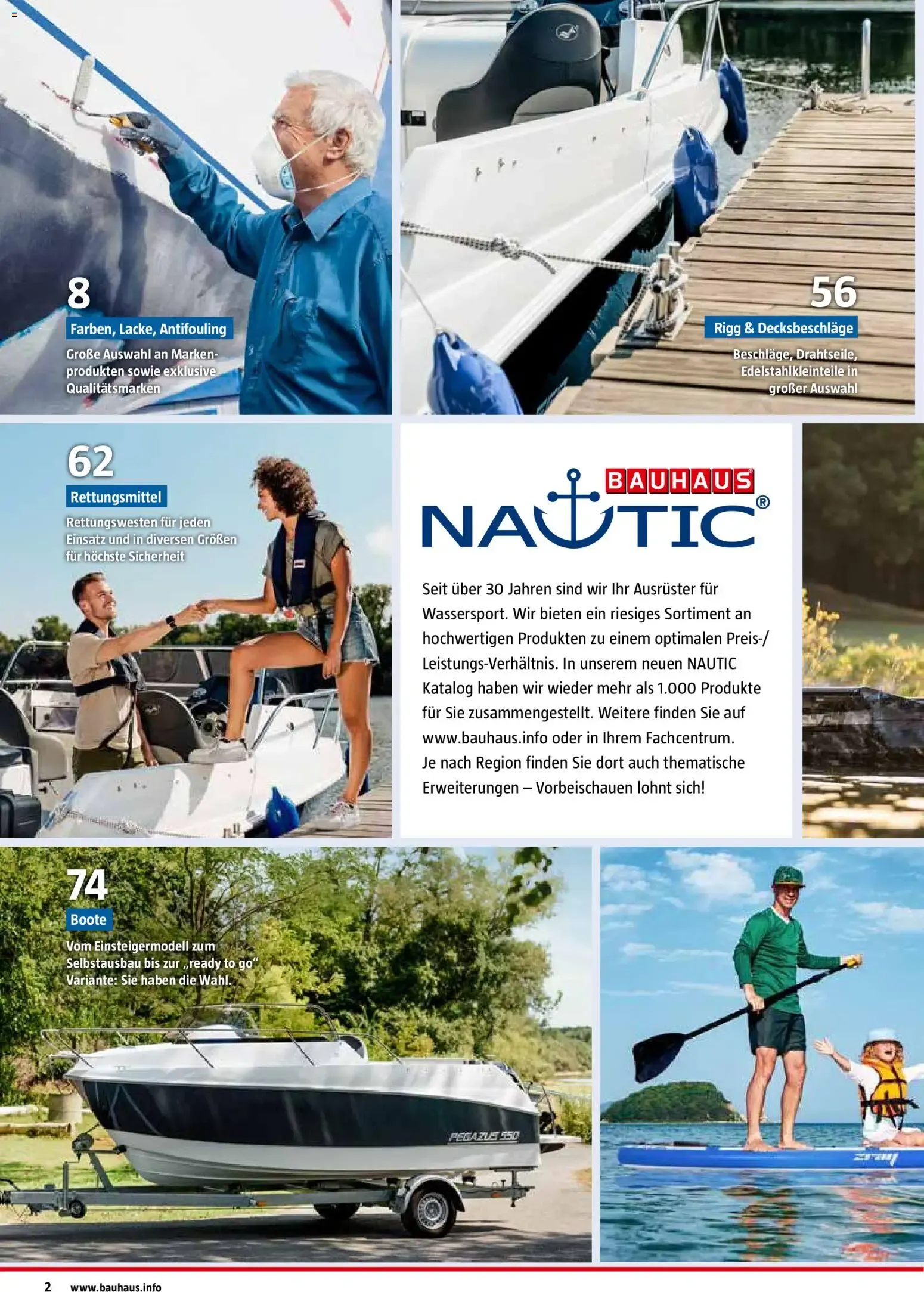 Bauhaus Nautic - Der Wassersport-Ausrüster von 1. Jänner bis 31. Dezember 2026 - Flugblätt seite 2