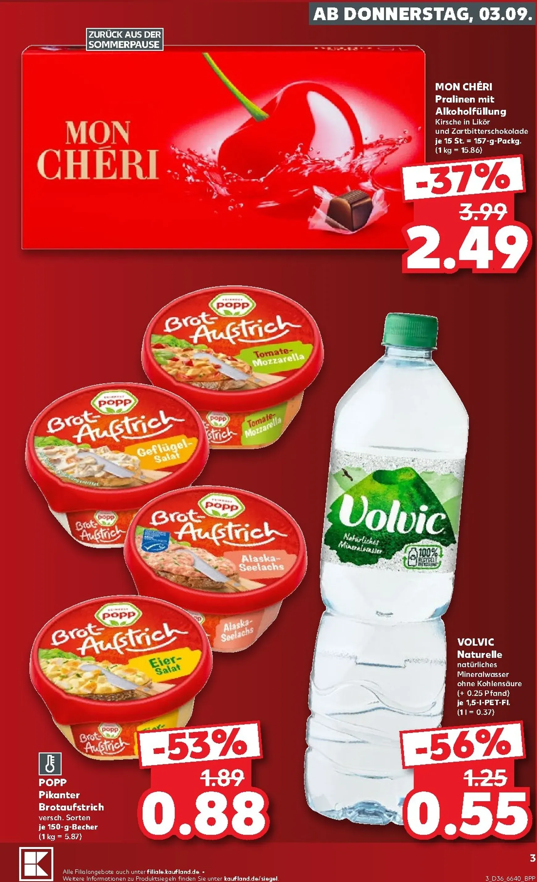 Neuer Kaufland Prospekt – von Donnerstag 03.09.2026 bis Mittwoch 09.09.2026 von 3. September bis 9. September 2026 - Prospekt seite 3