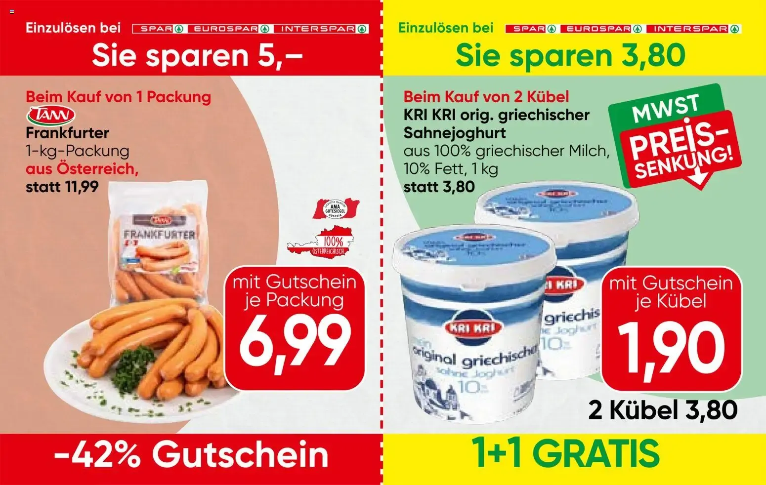 Spar Gutscheinheft (03.09.2026) - Angebote und Prospekt von 3. September bis 23. September 2026 - Flugblätt seite  3