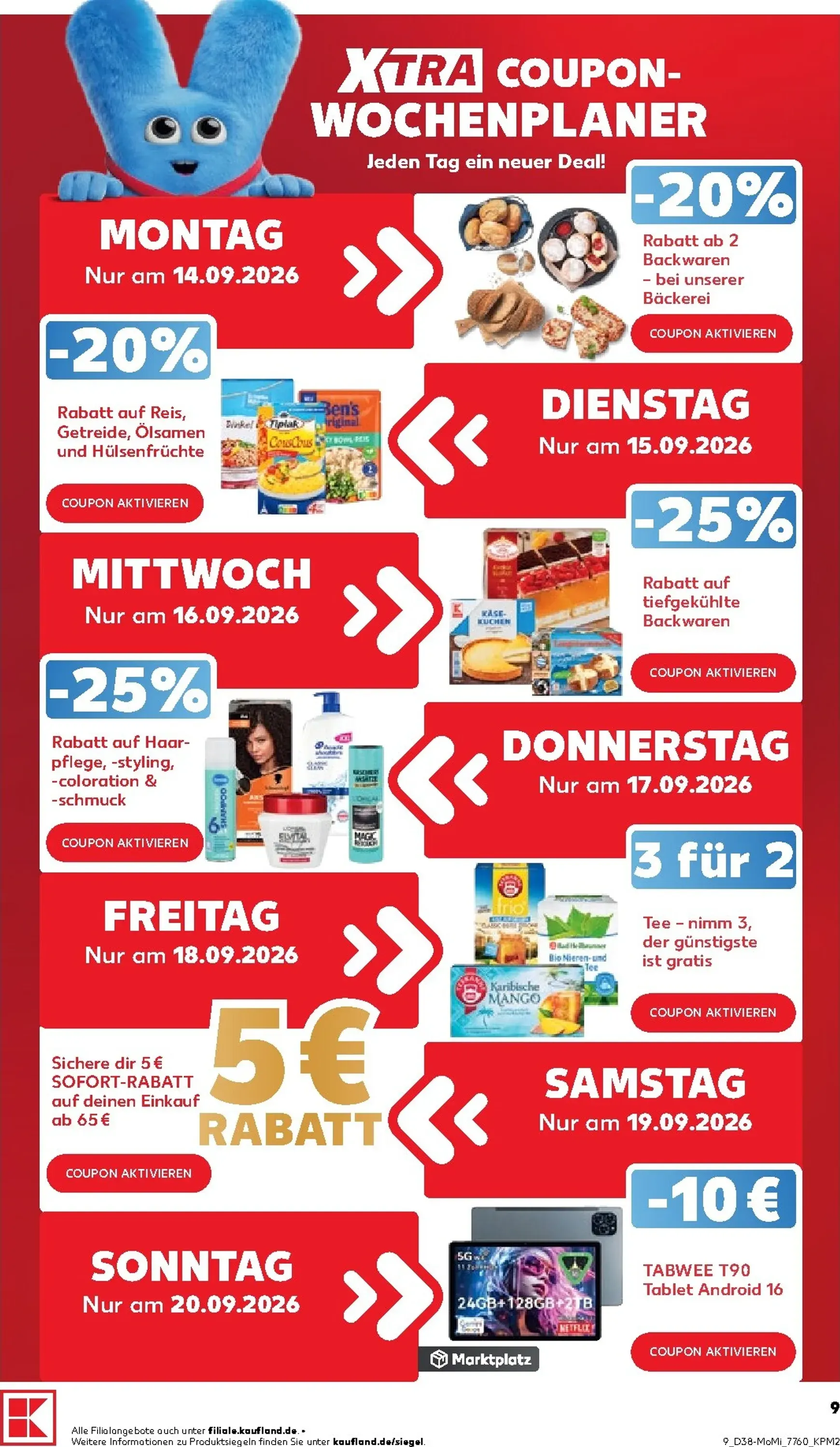Kaufland Prospekt nächste Woche – von Montag 14.09.2026 bis Mittwoch 16.09.2026 von 14. September bis 16. September 2026 - Prospekt seite 9