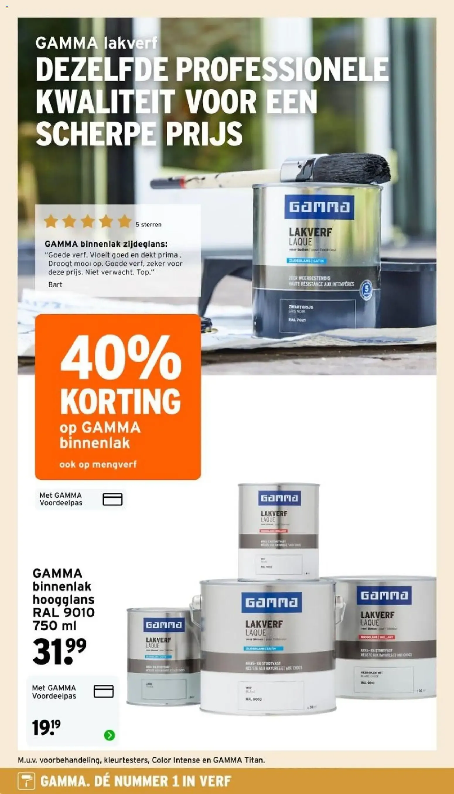 GAMMA: 6 WEKEN LANG DE BESTE VERFDEALS van 13 juli tot 23 augustus 2026 - Folder pagina 6