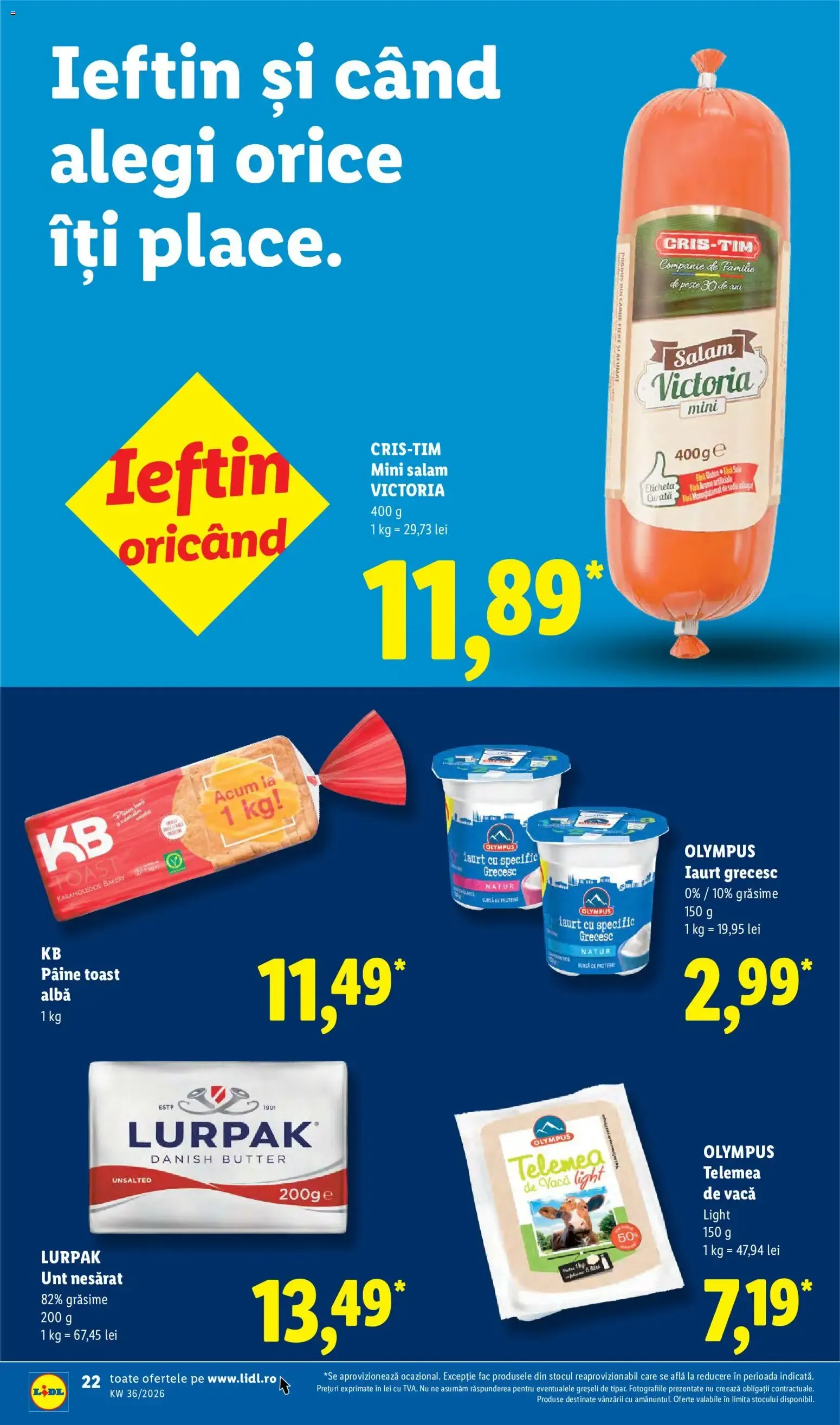 Catalog Catalog LIDL 31.08.2026 - Oferta și Revista online de la 31 august până la 6 septembrie 2026 - Revista Pagina 22