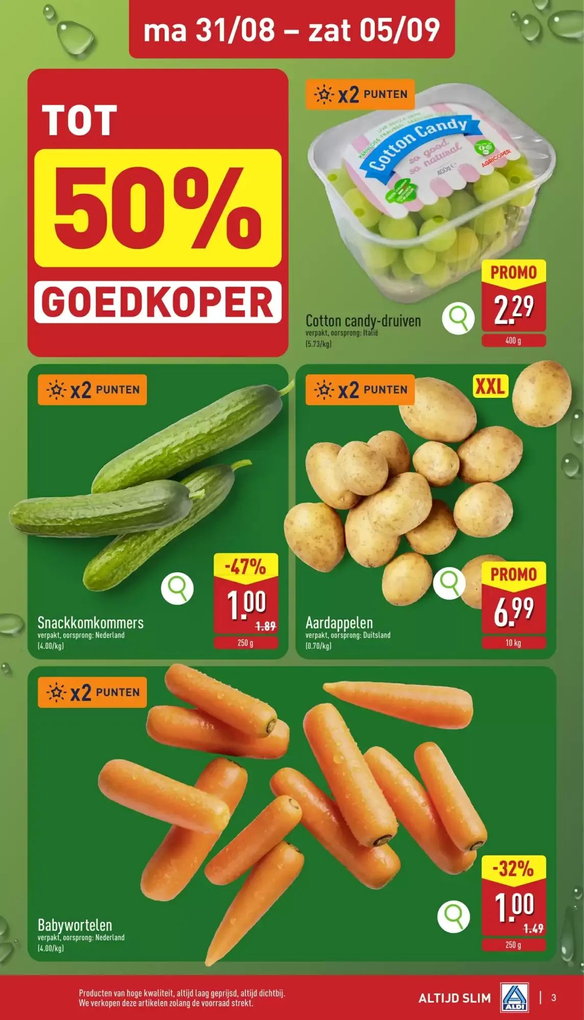 ALDI Folder van 31/08 t.e.m. 05/09 van 31 augustus tot 5 september 2026 - folder pagina 3