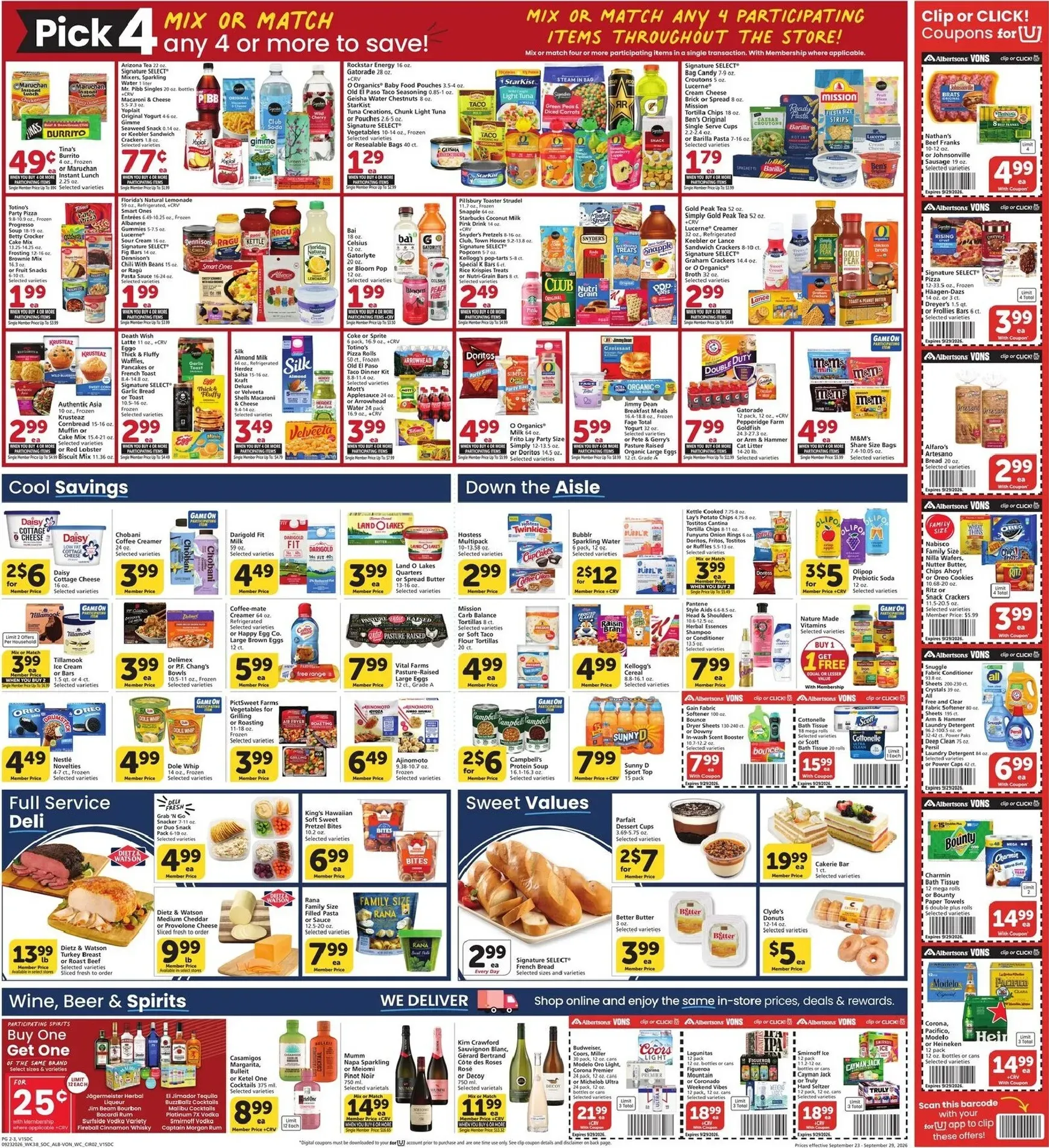 Weekly ad Future Vons flyer valid from Wednesday 09/23/2026 to Tuesday 09/29/2026 from September 23 to September 29 2026 - Page 3