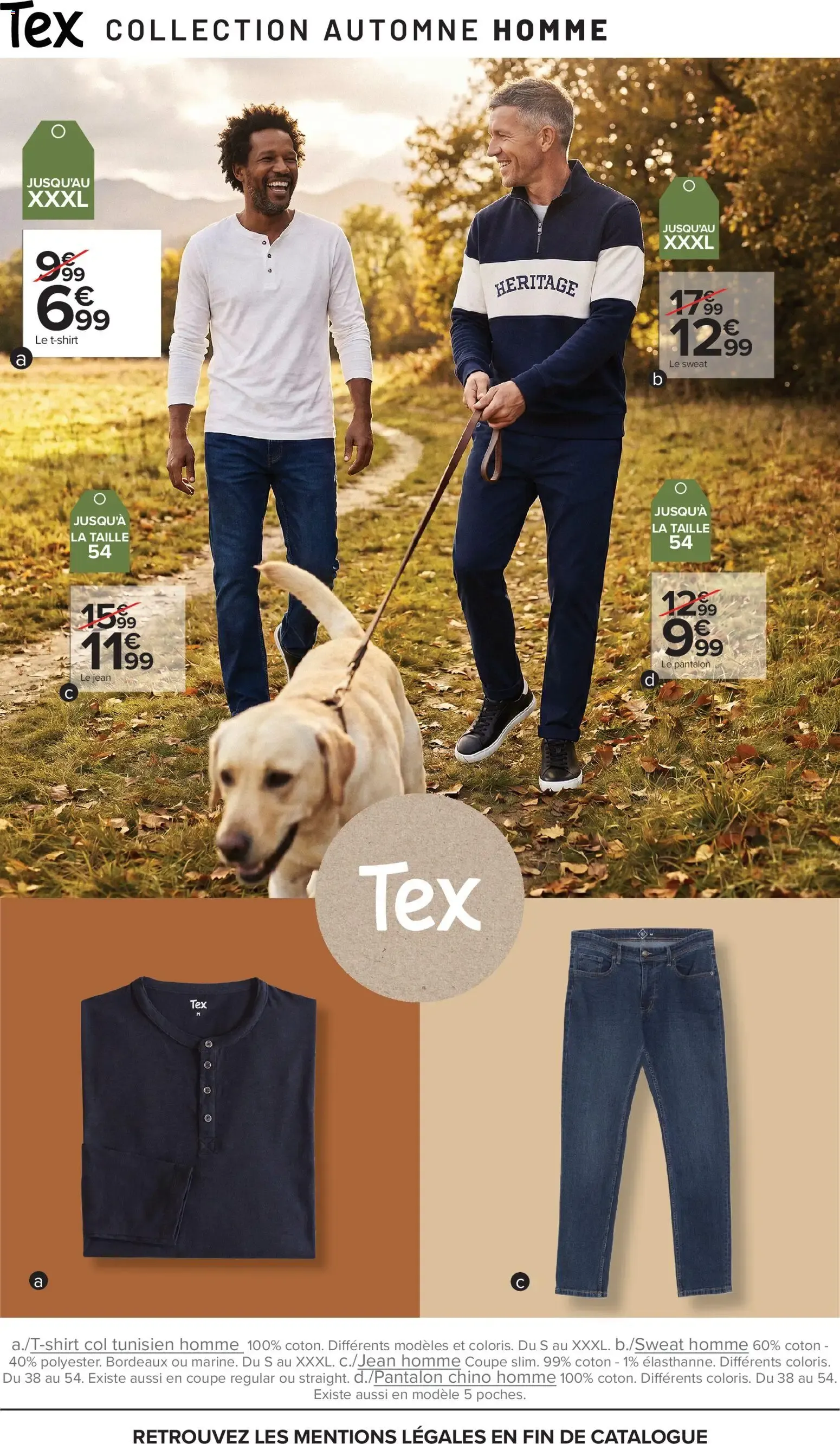 Carrefour Tex spécial automne à partir du 22/09/2026 - promo en ligne du 22 septembre au 5 octobre 2026 - Catalogue page 12