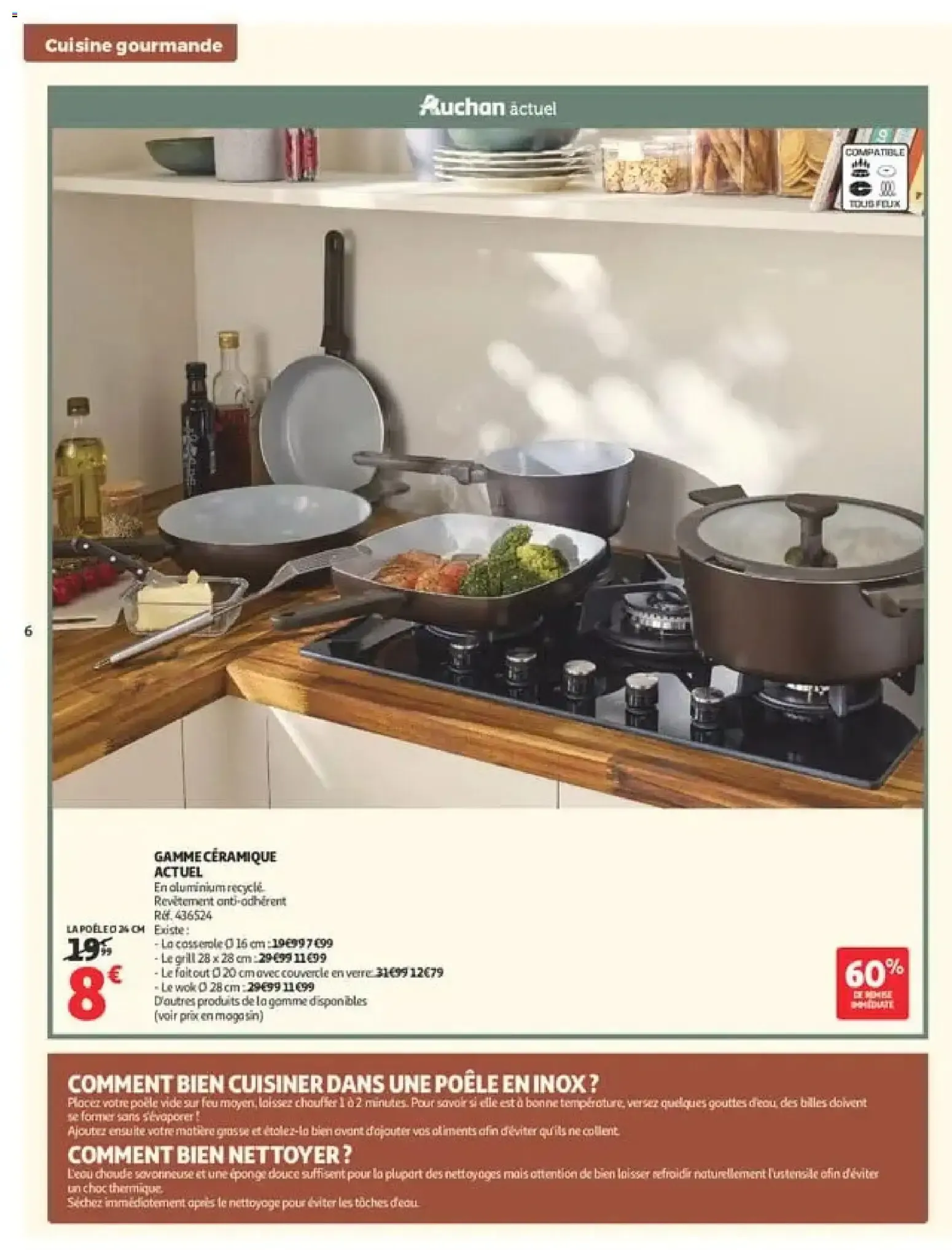 Auchan Cuisine gourmande supers à partir du 22/09/2026 - promo en ligne du 22 septembre au 3 octobre 2026 - Catalogue page 6