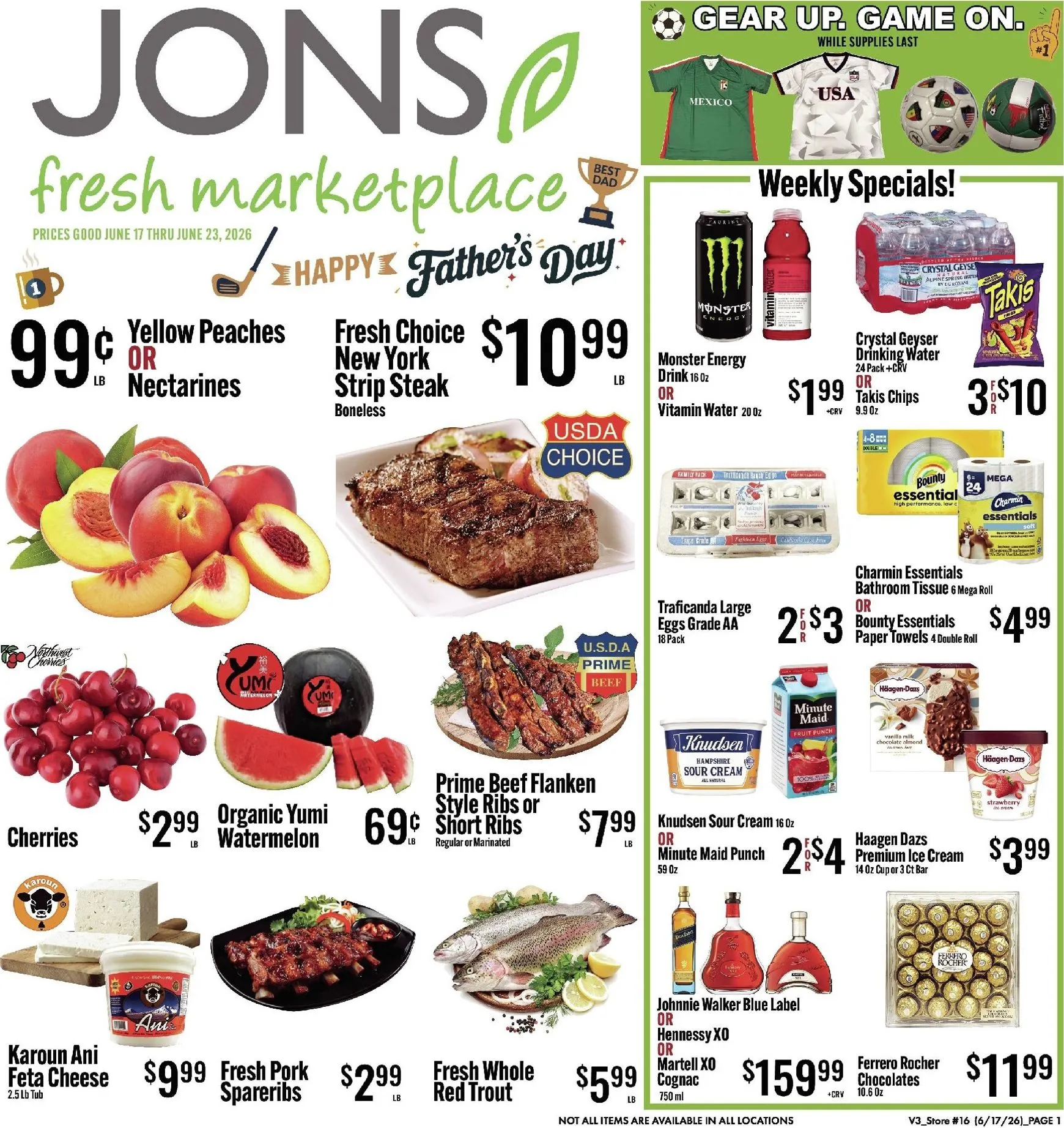 Weekly ad JONS fresh marketplace from June 17 to June 23 2026 - Page 1