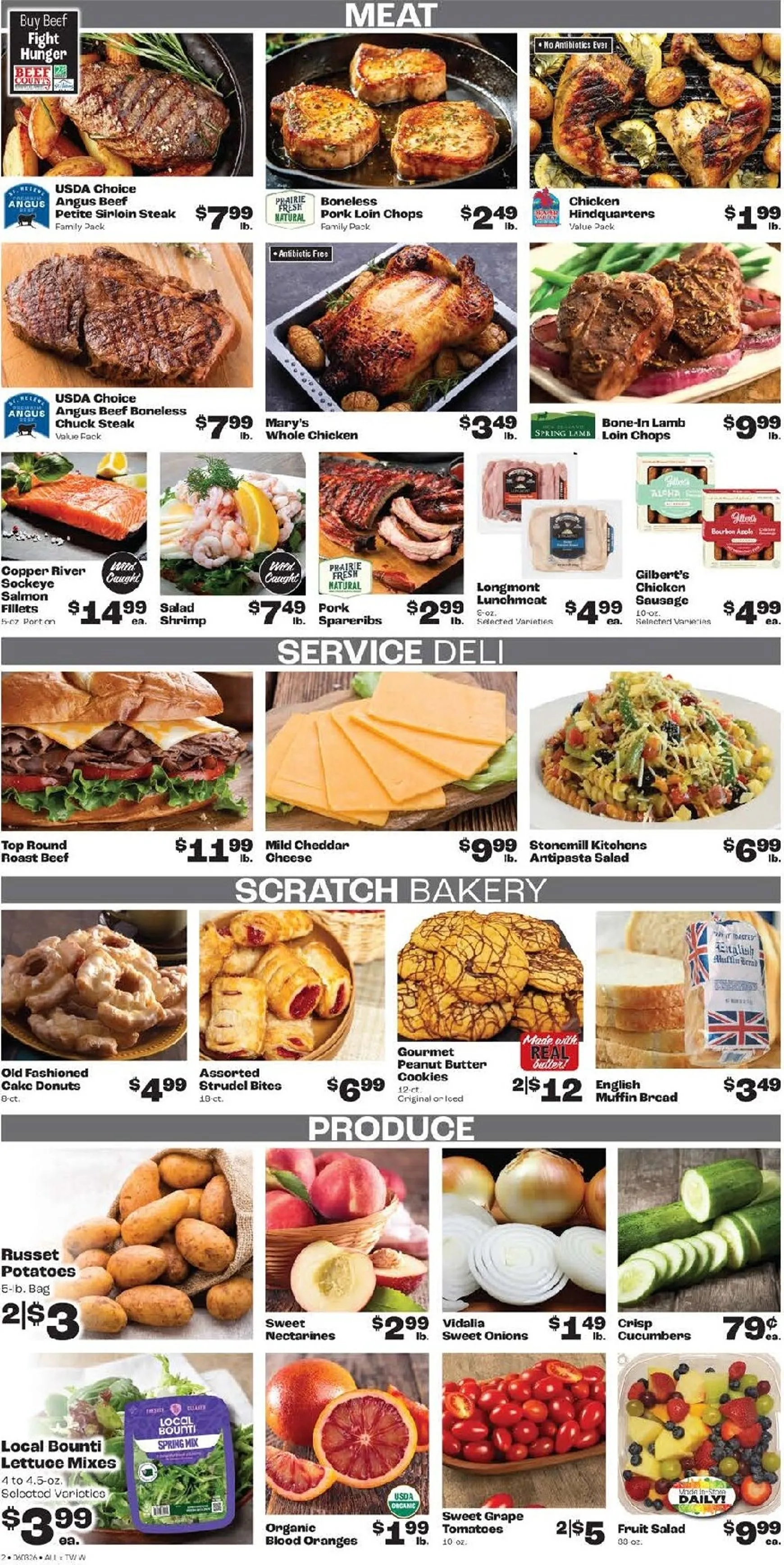 Weekly promotion Current Rosauers leaflet valid from Wednesday 06/03/2026 to Tuesday 06/09/2026 spanning from June 3 to June 9 2026 - Page 2 for Catalogue 365