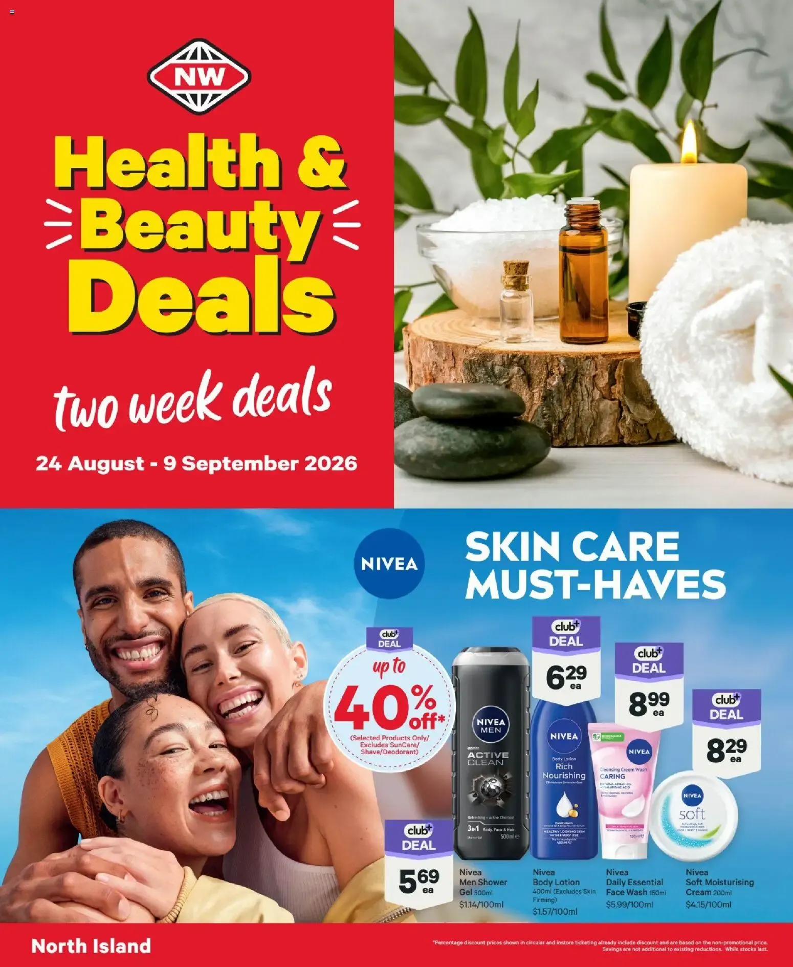 NW Health & Beauty Deals from 24 August to 9 September 2026 - Catalogue Page 1