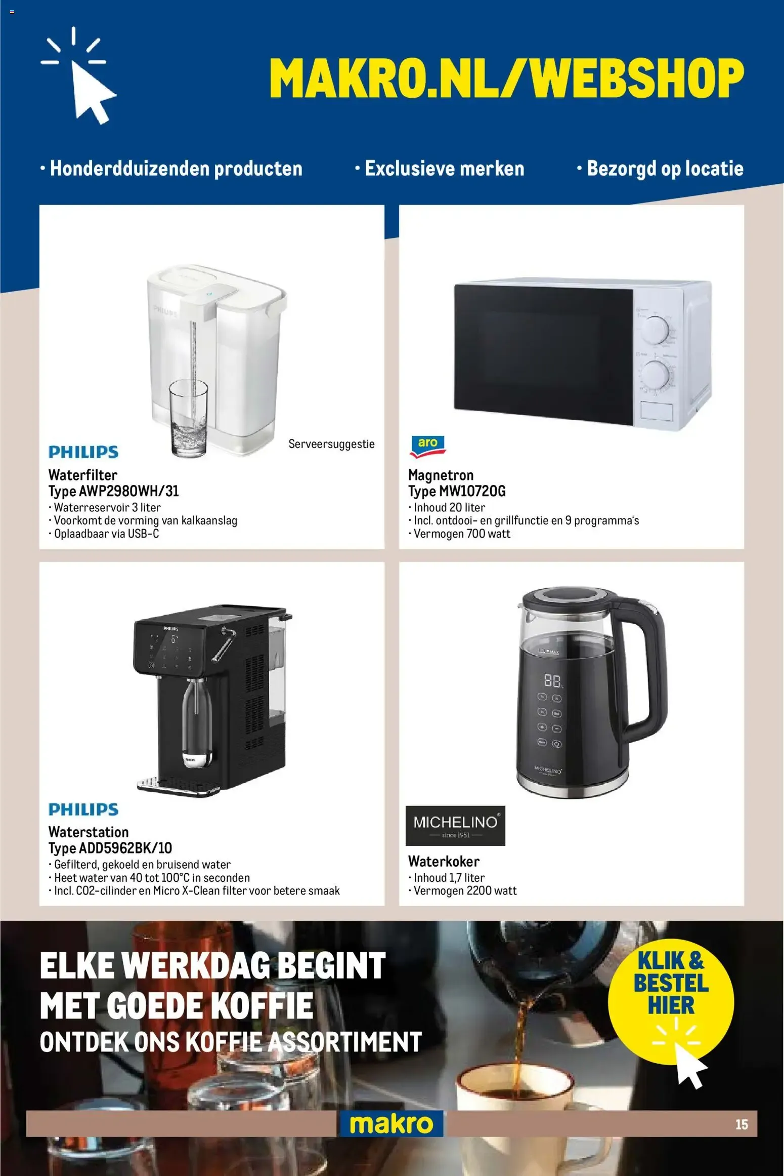 Makro Kantoor van 9 augustus tot 6 september 2026 - Folder pagina 15