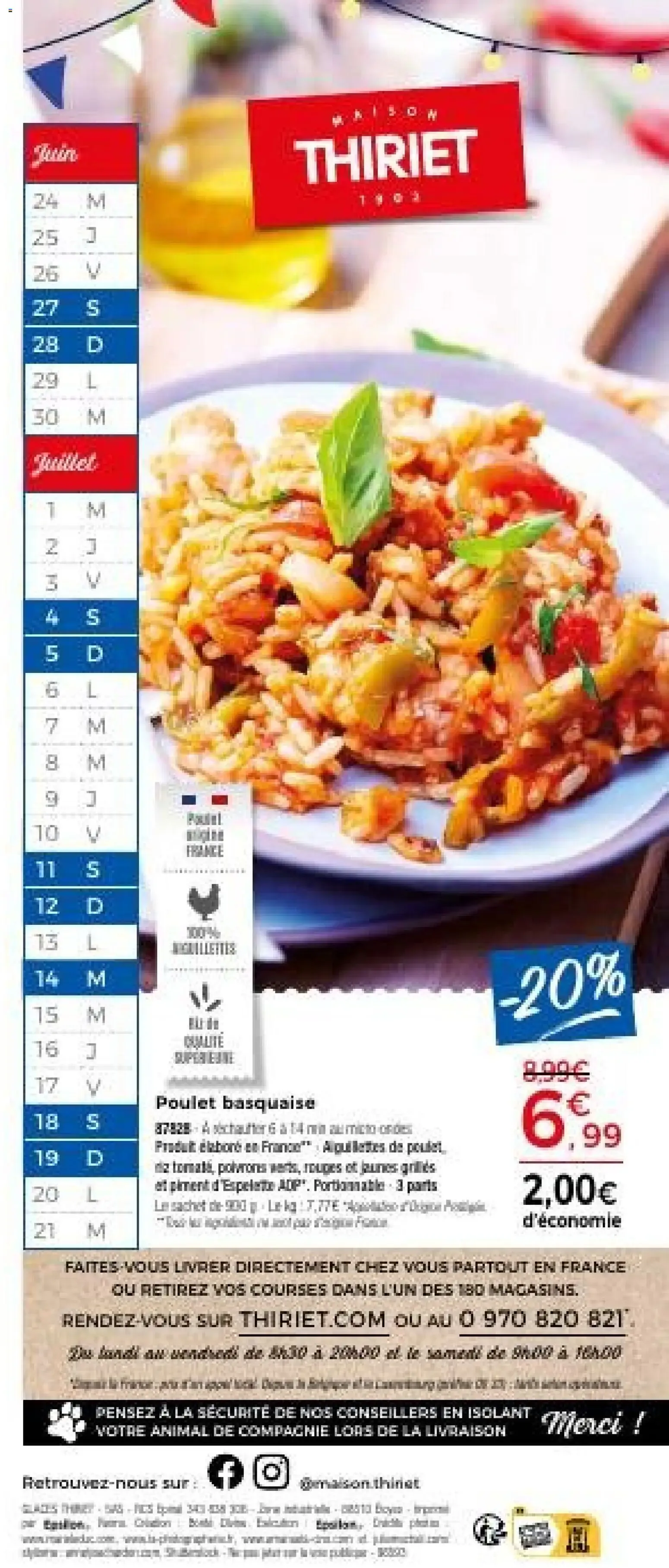 Thiriet: Un été à la Française - Catalogue Bons Plans du 24 juin au 17 juillet 2026 - Catalogue page 20