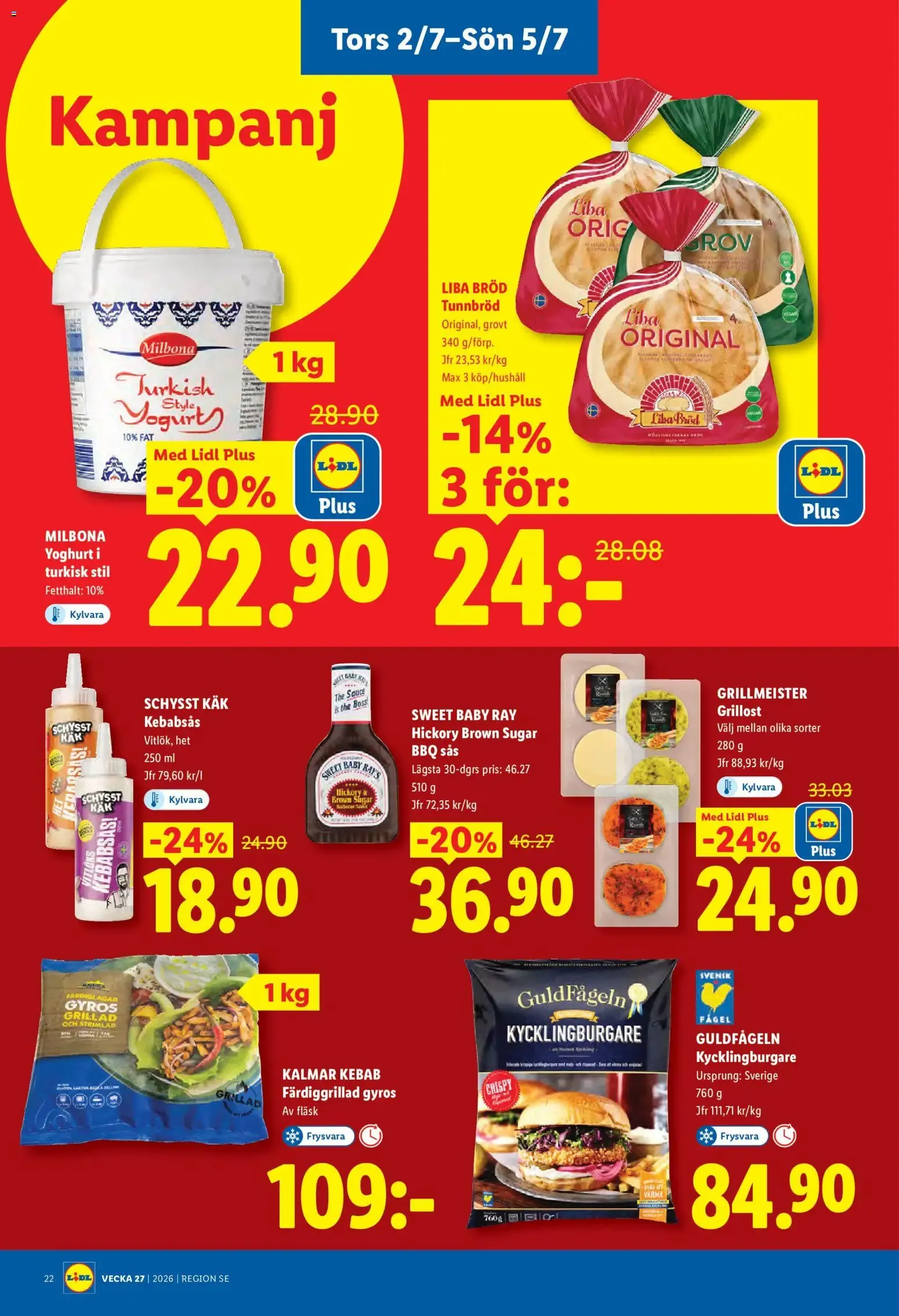 Lidl erbjudanden från 29/06/2026 - 05/07/2026 > Reklamblad nuvarande rabatter från 29 juni till 5 juli 2026 - Reklamblad sidor 26