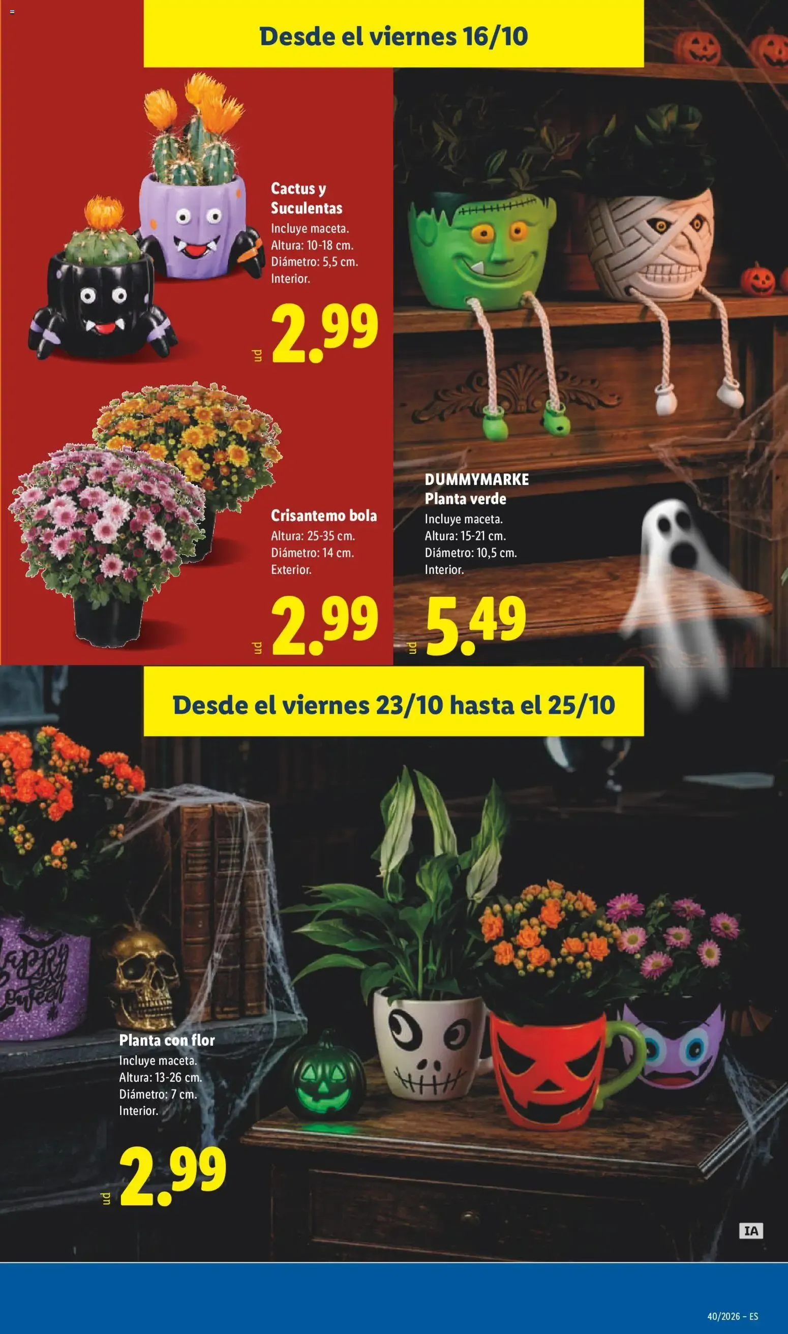 Catálogo de Lidl folleto Halloween del 02/10/2026 | Ofertas 2 de octubre al 25 de octubre 2026 - Página 15
