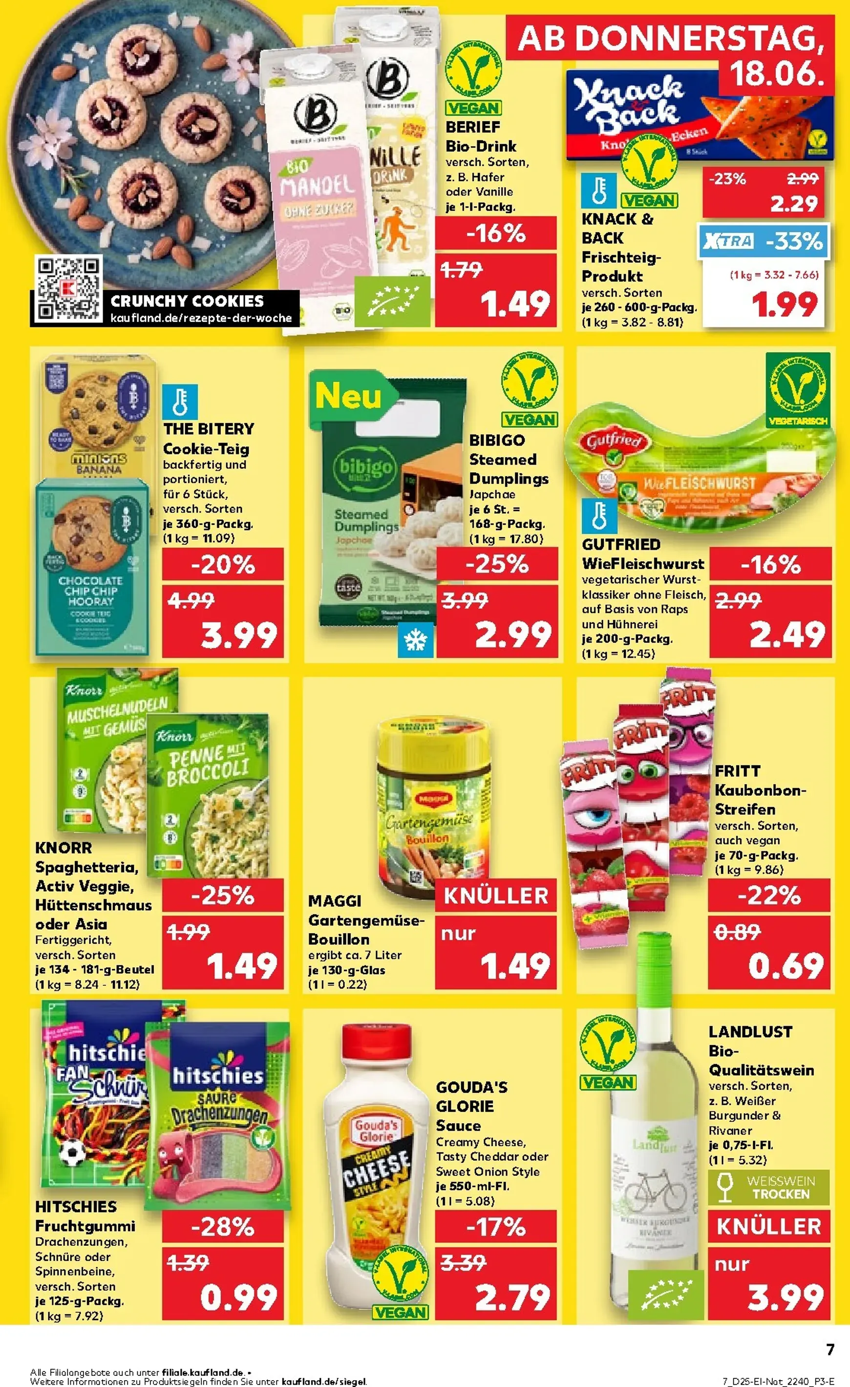 Kaufland Bio Prospekt – von Donnerstag 18.06.2026 bis Mittwoch 24.06.2026 von 18. Juni bis 24. Juni 2026 - Prospekt seite 7