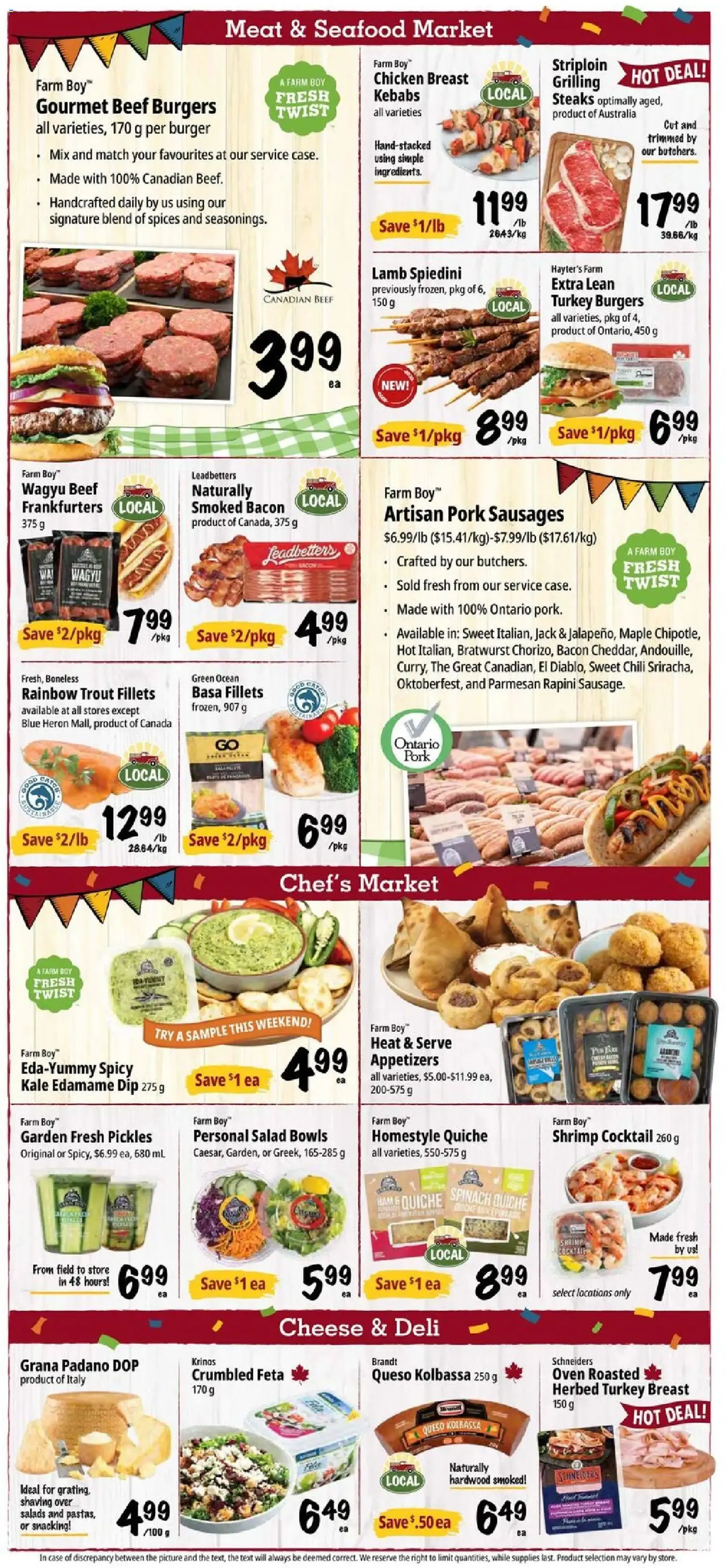 Farm Boy: Local. Fresh. Long Weekend Ready! Especiales vigentes del 30 de julio al 5 de agosto de 2026. from July 30 to August 5 2026 - flyer page 2