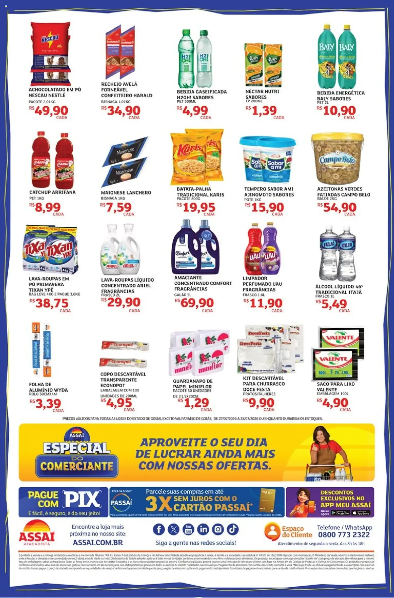 Encarte de Assaí Atacadista Especial do Comerciante 27 de julho até 28 de julho 2026 - Pagina 2