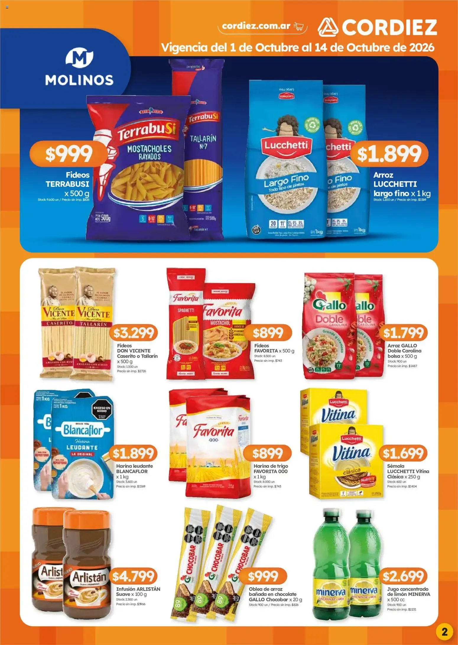 Ofertas de Cordiez - Marcas destacadas || del 01/10/2026 - 14/10/2026 || Catálogo 1 de octubre al 14 de octubre 2026 - Página 2 del catálogo