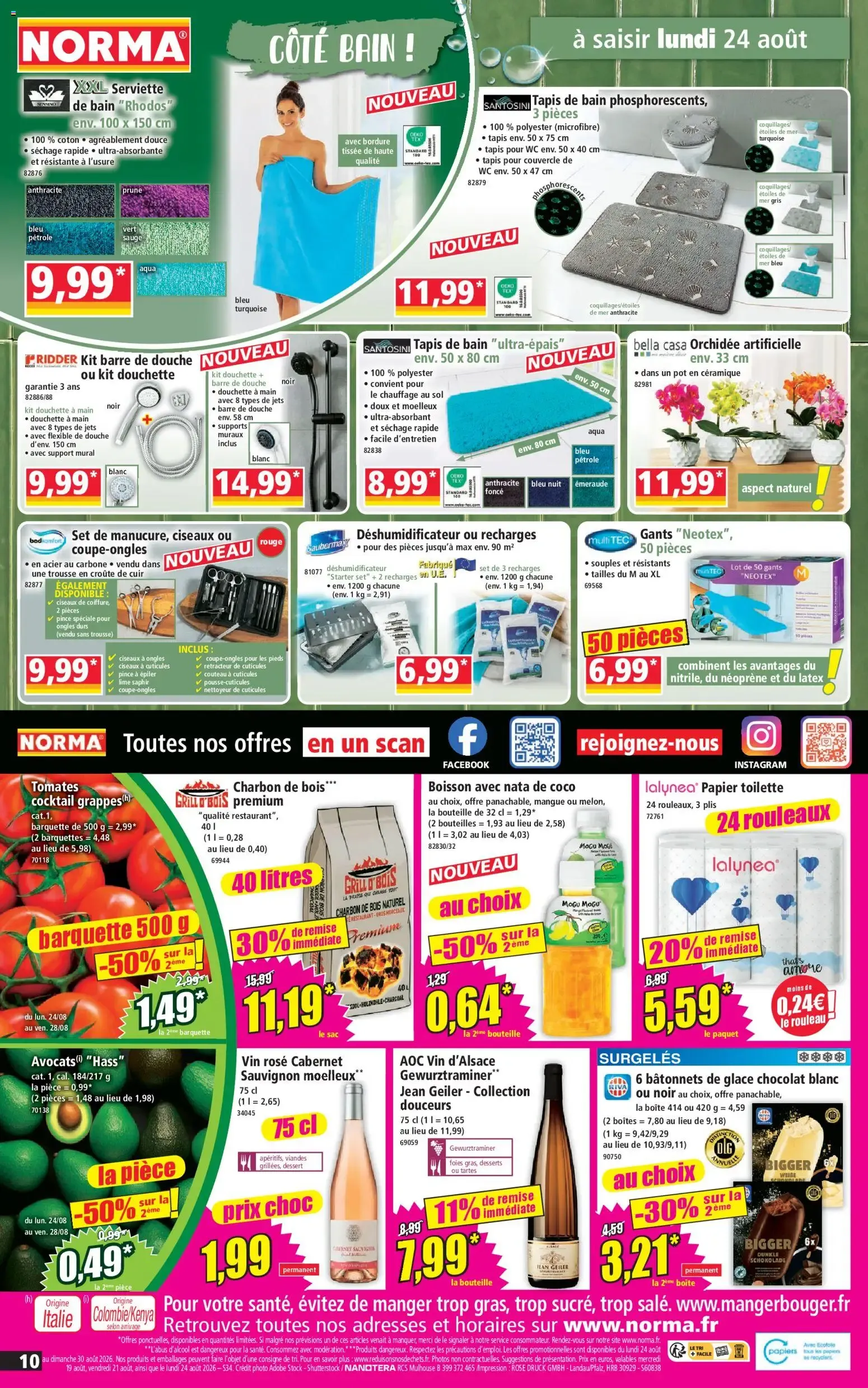 Norma Votre Discounter Régional du 19 août au 25 août 2026 - Catalogue page 10