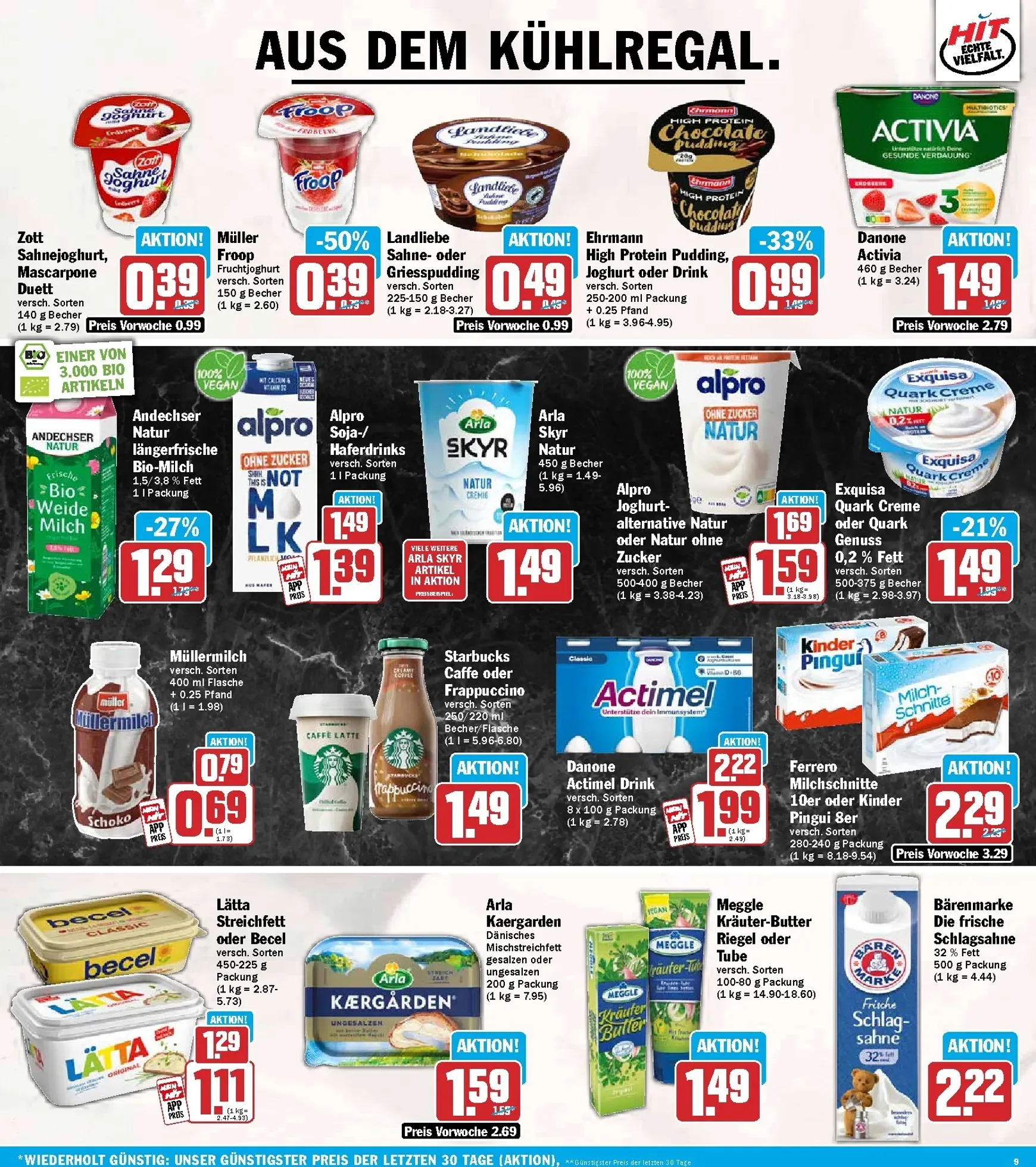 Hit Prospekt – von Montag 20.07.2026 bis Samstag 25.07.2026 von 20. Juli bis 25. Juli 2026 - Prospekt seite 9