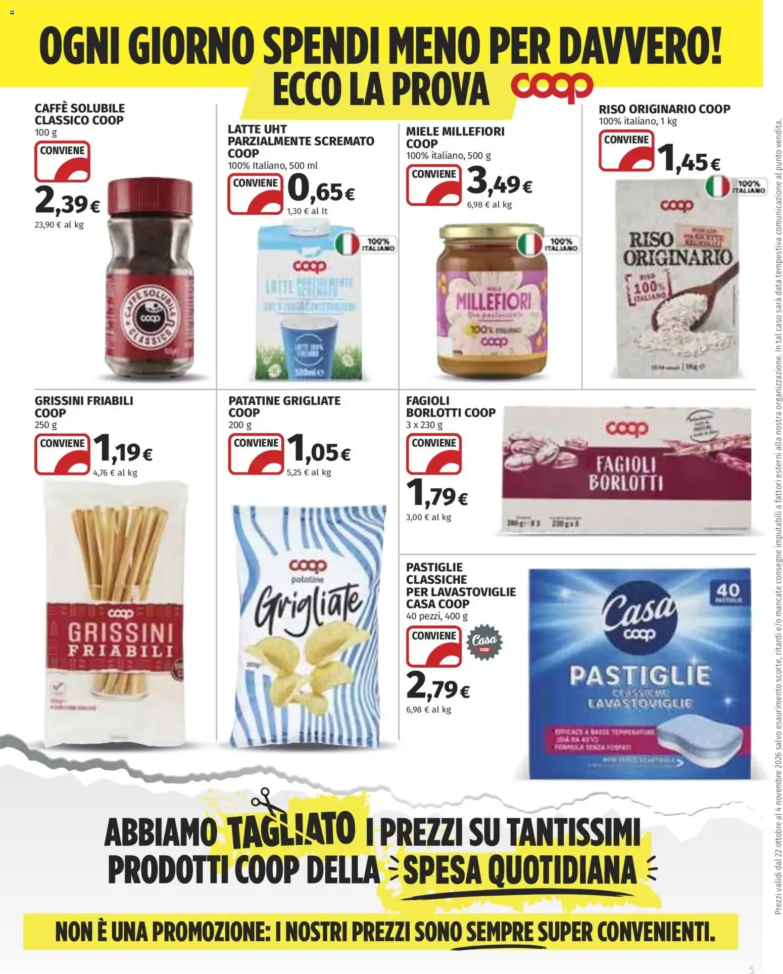 Anteprima volantino Ipercoop dal 22/10/2026 - nuovo offerte da 22 ottobre a 4 novembre di 2026 - Pagina del volantino 5