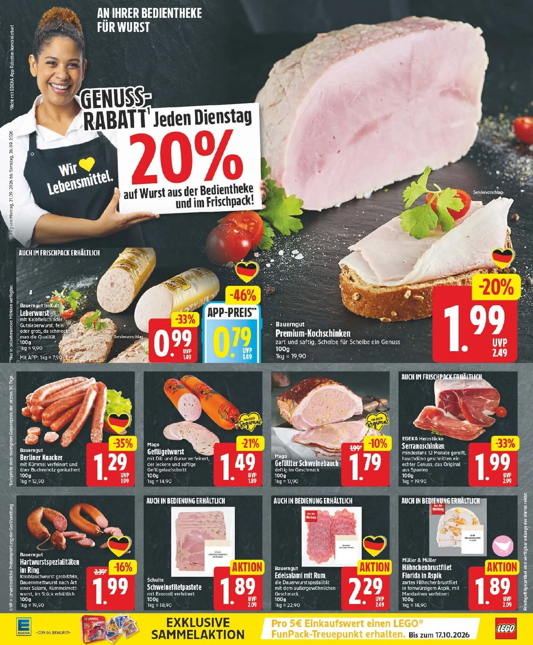 MIT DER EDEKA APP SPARST DU NOCH MEHR! von 21. September bis 26. September 2026 - Prospekt seite 6