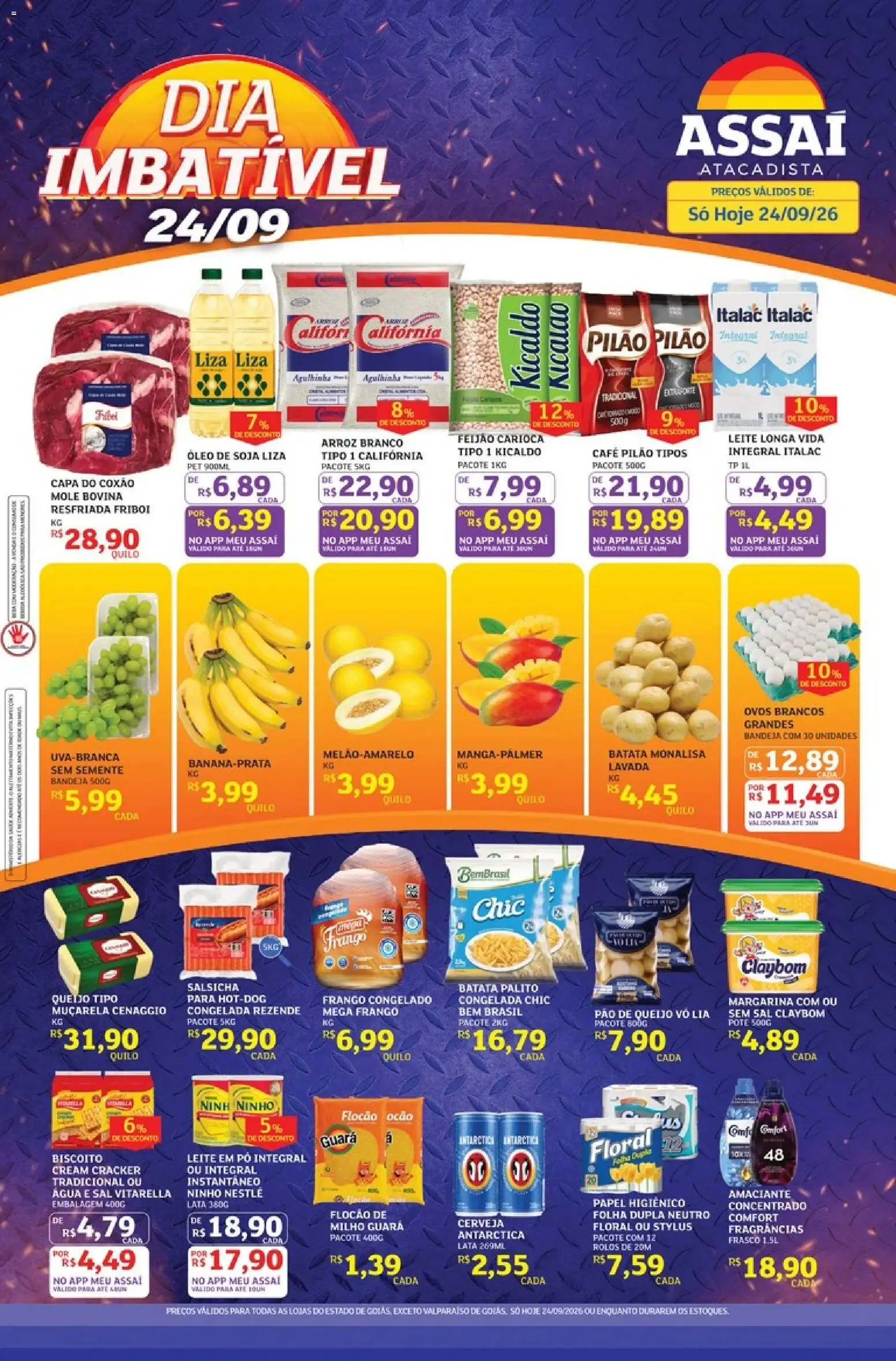 Encarte de Assaí Atacadista ofertas - GO de 24/09/2026 | Promoções Online 24 de setembro até 24 de setembro 2026 - Pagina 1