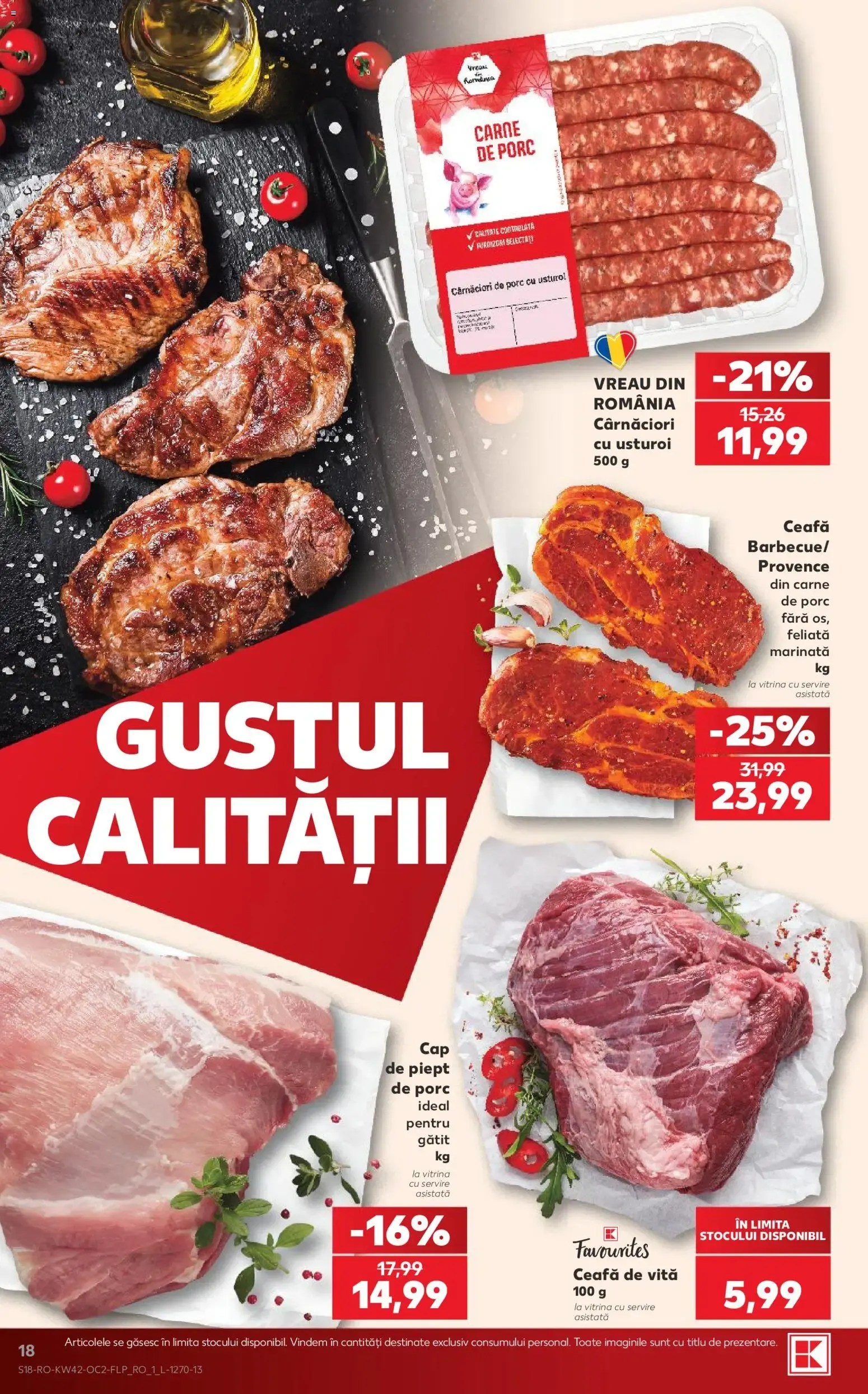 Catalog Kaufland Catalog 14.10.2026 - Revista si Oferta de la 14 octombrie până la 20 octombrie 2026 - Revista Pagina 18