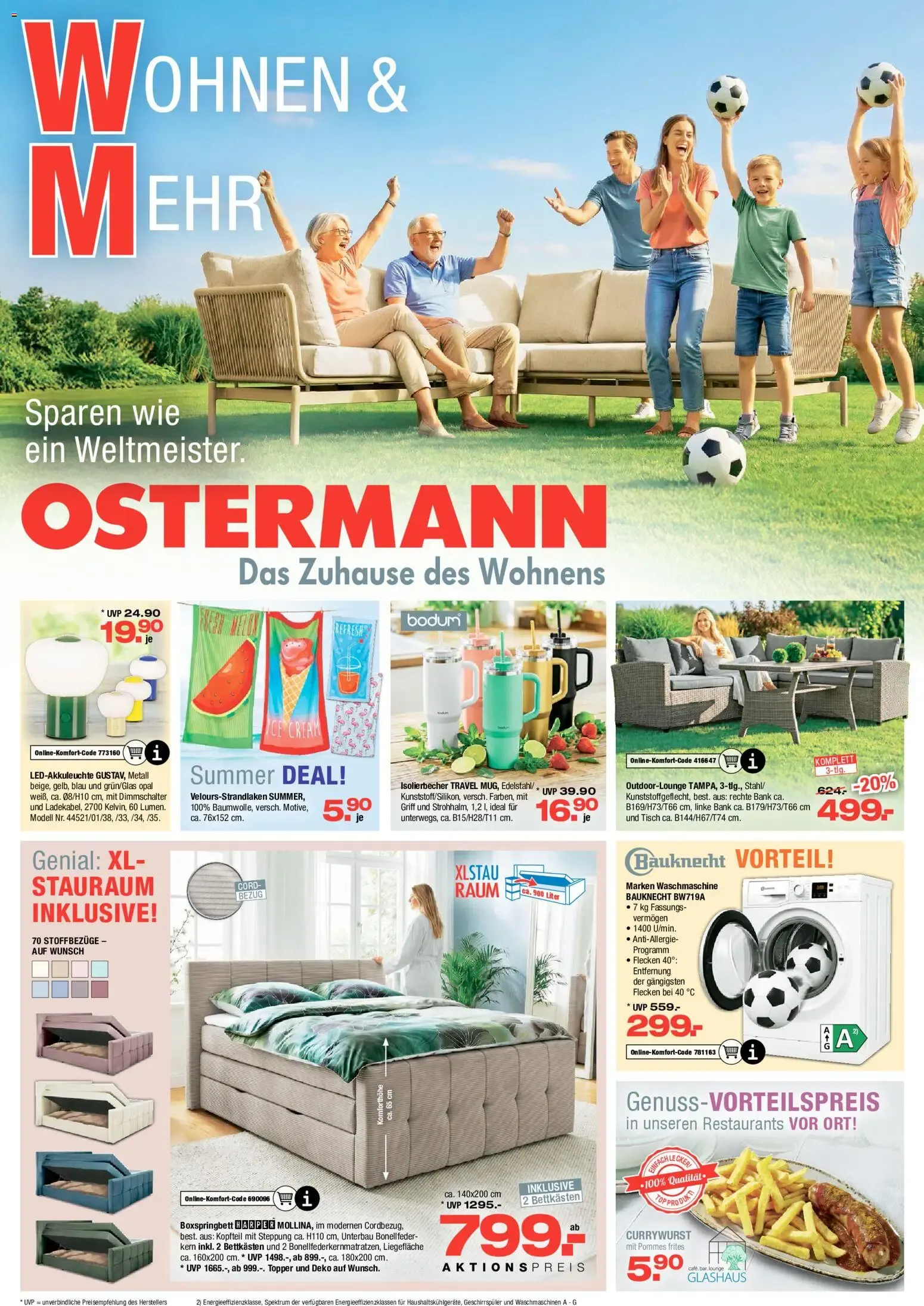 Ostermann Prospekt (ab 20.06.2026) zum Blättern von 20. Juni bis 17. Juli 2026 - Prospekt seite 1