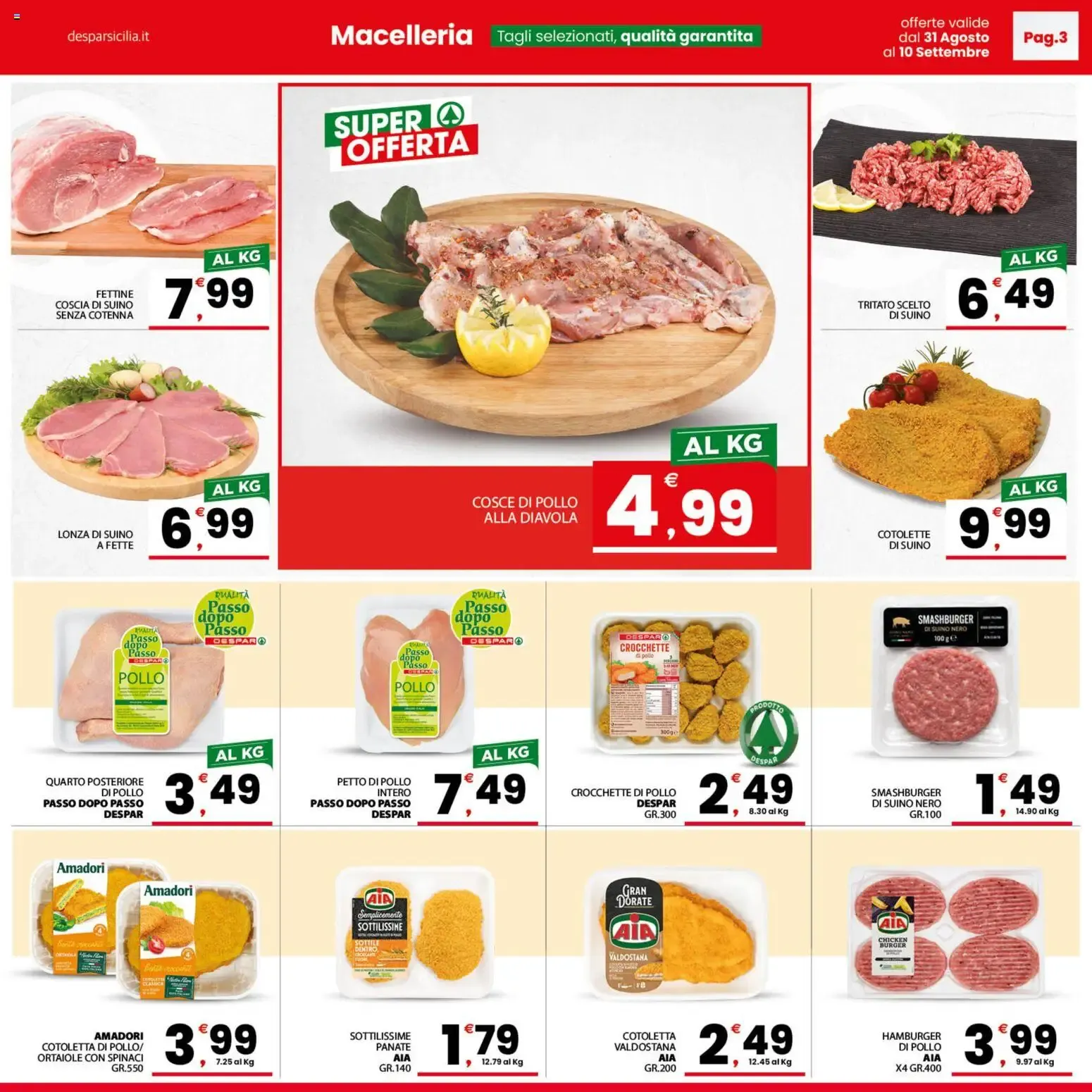 Nuovo Despar volantino Sicilia dal 31/08/2026 > offerte anteprima 🛍️ da 31 agosto a 10 settembre di 2026 - Pagina del volantino 3