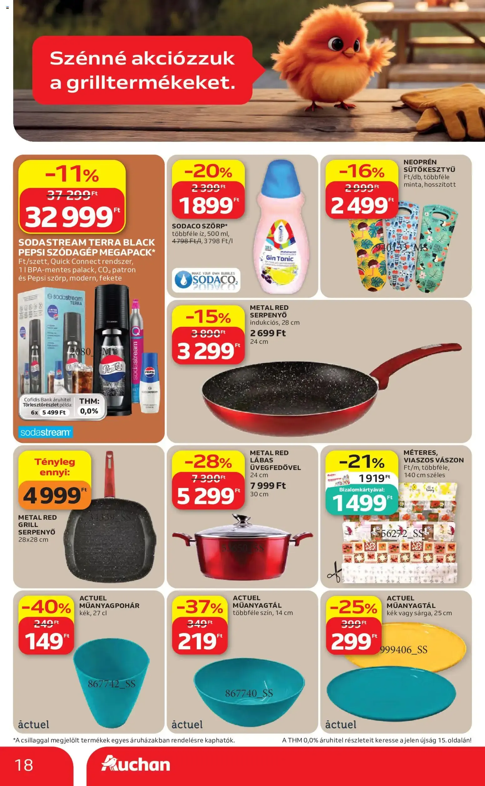 Katalógus Auchan Nyári extra ajánlataink - 2026.06.11. -tól/töl > akció, lapozható szórólap 🛍️ június 11.-tól július 1.-ig 2026. - Oldal 18