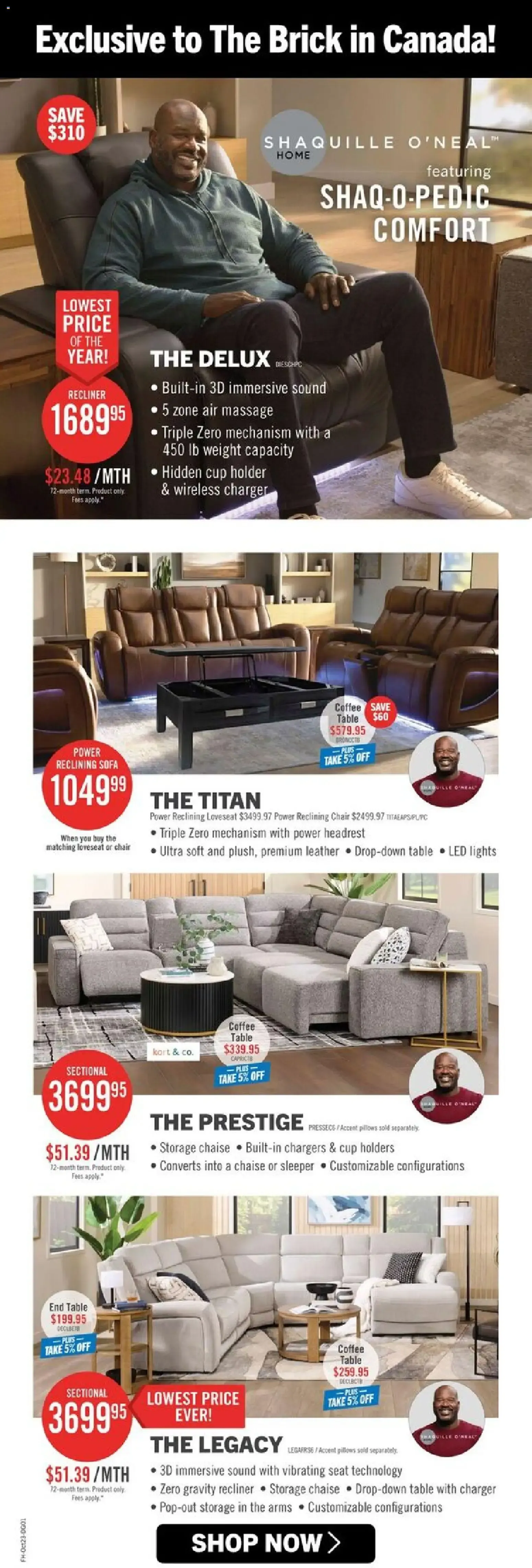 The Brick weekly flyer / circulaire from Oct 22, 2026 > weekly specials & deals from October 22 to October 26 2026 - flyer page 4