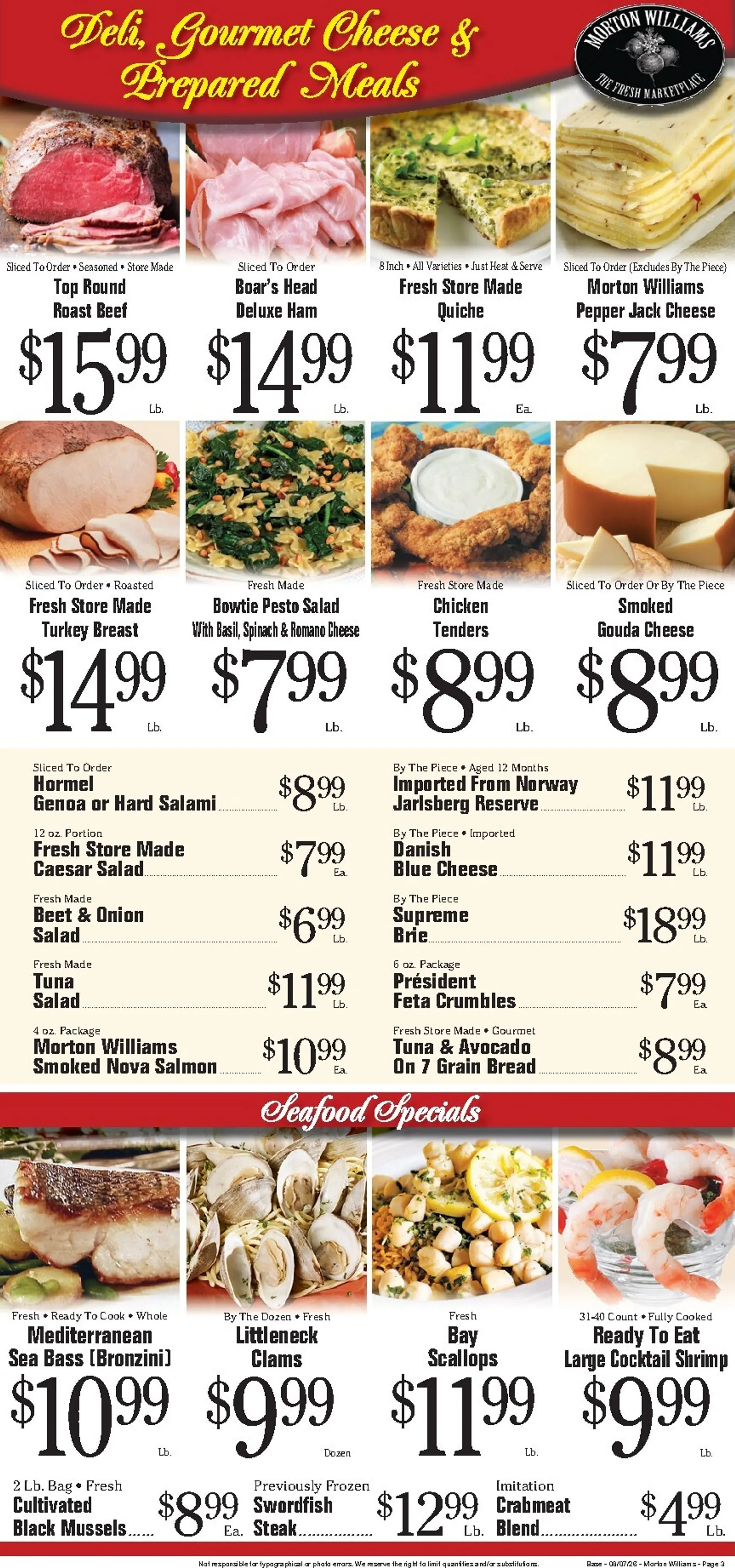 Weekly ad Current Morton Williams - Manhattan / Jersey City leaflet valid from Friday 08/07/2026 to Thursday 08/13/2026 from August 7 to August 13 2026 - Page 3