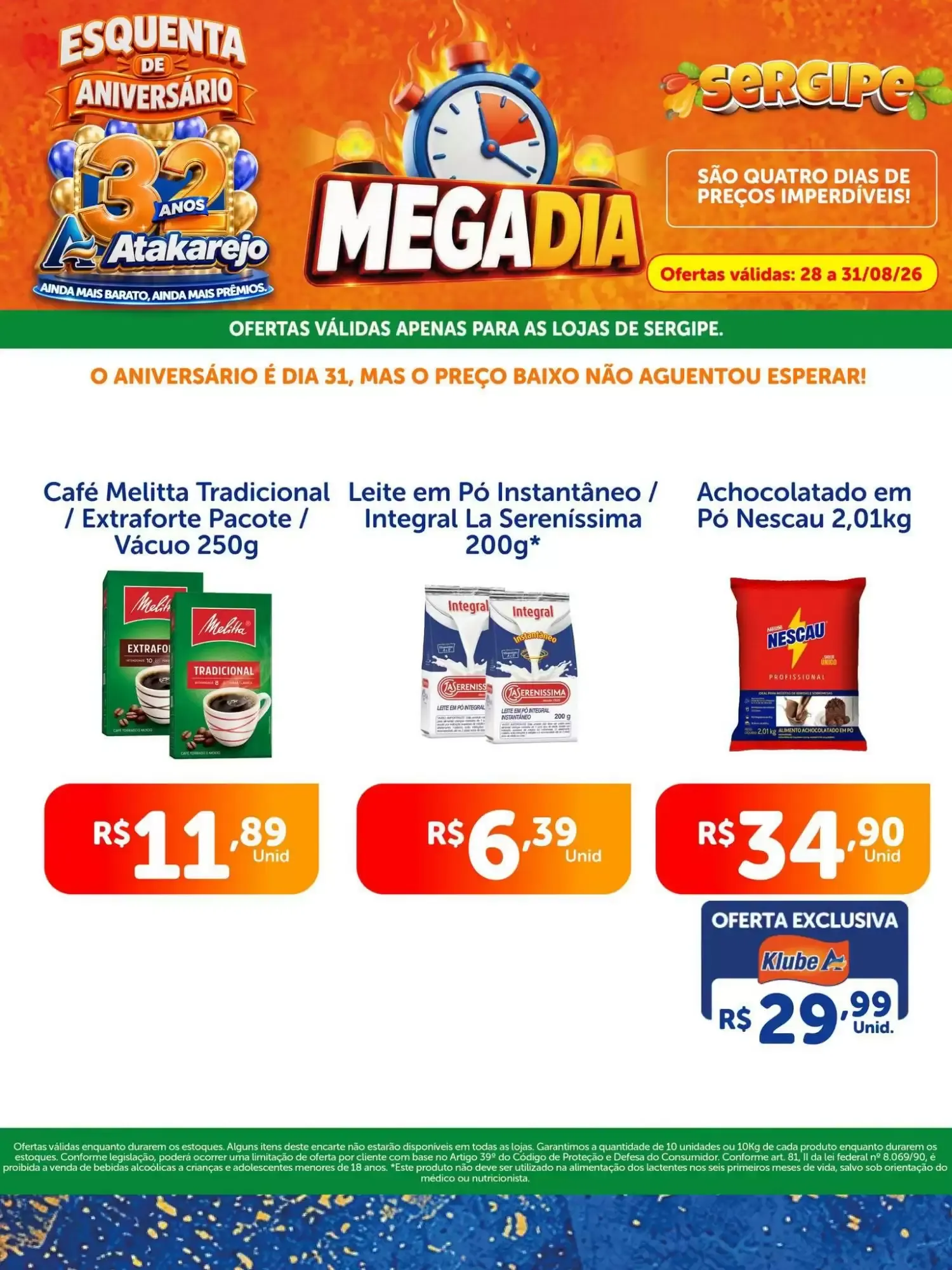 Encarte de MEGADIA Atakarejo Sergipe 28 de agosto até 31 de agosto 2026 - Pagina 4