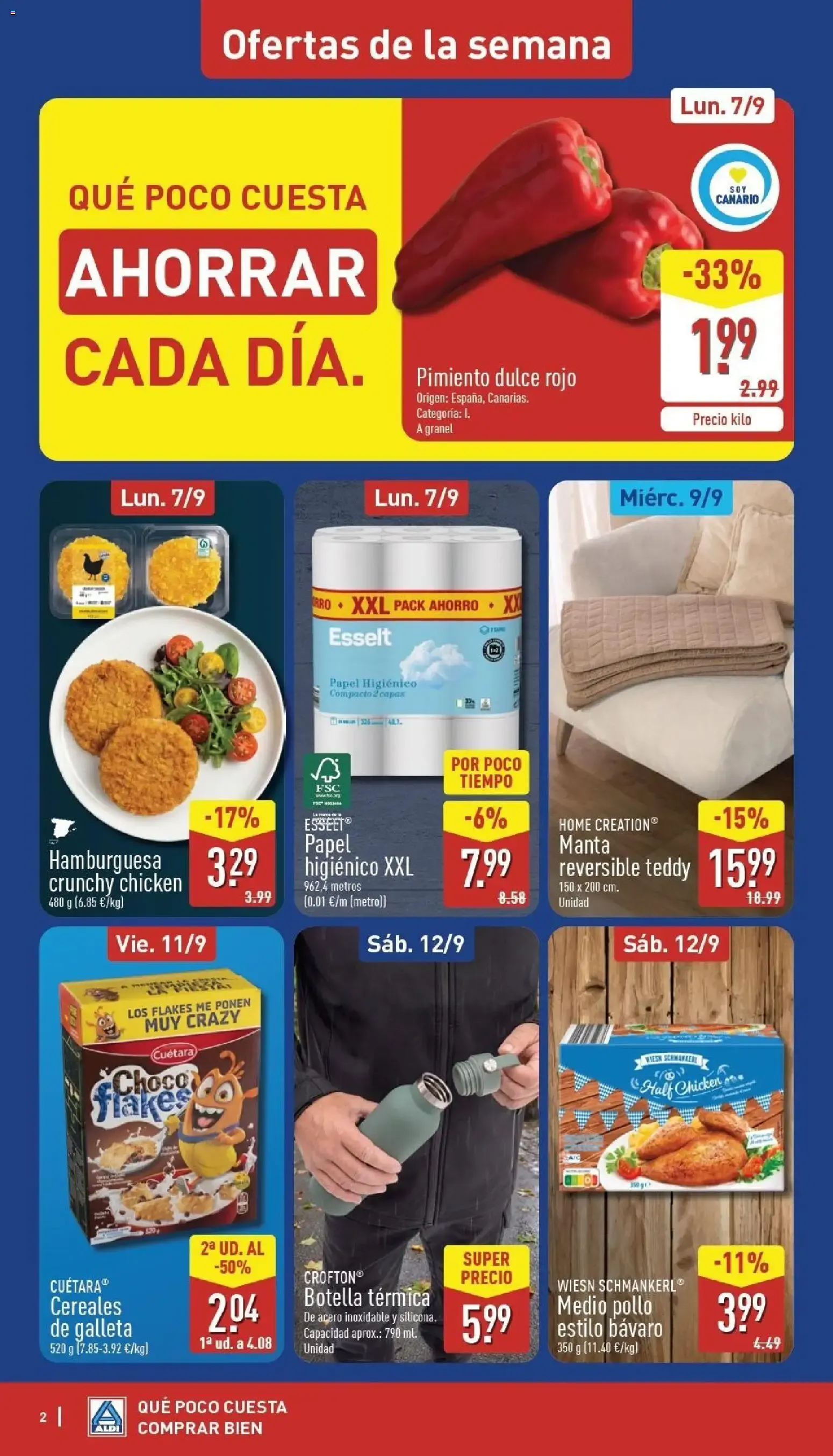 Catálogo de Aldi folleto Canarias del 07/09/2026 | Catálogo 7 de septiembre al 13 de septiembre 2026 - Página 2