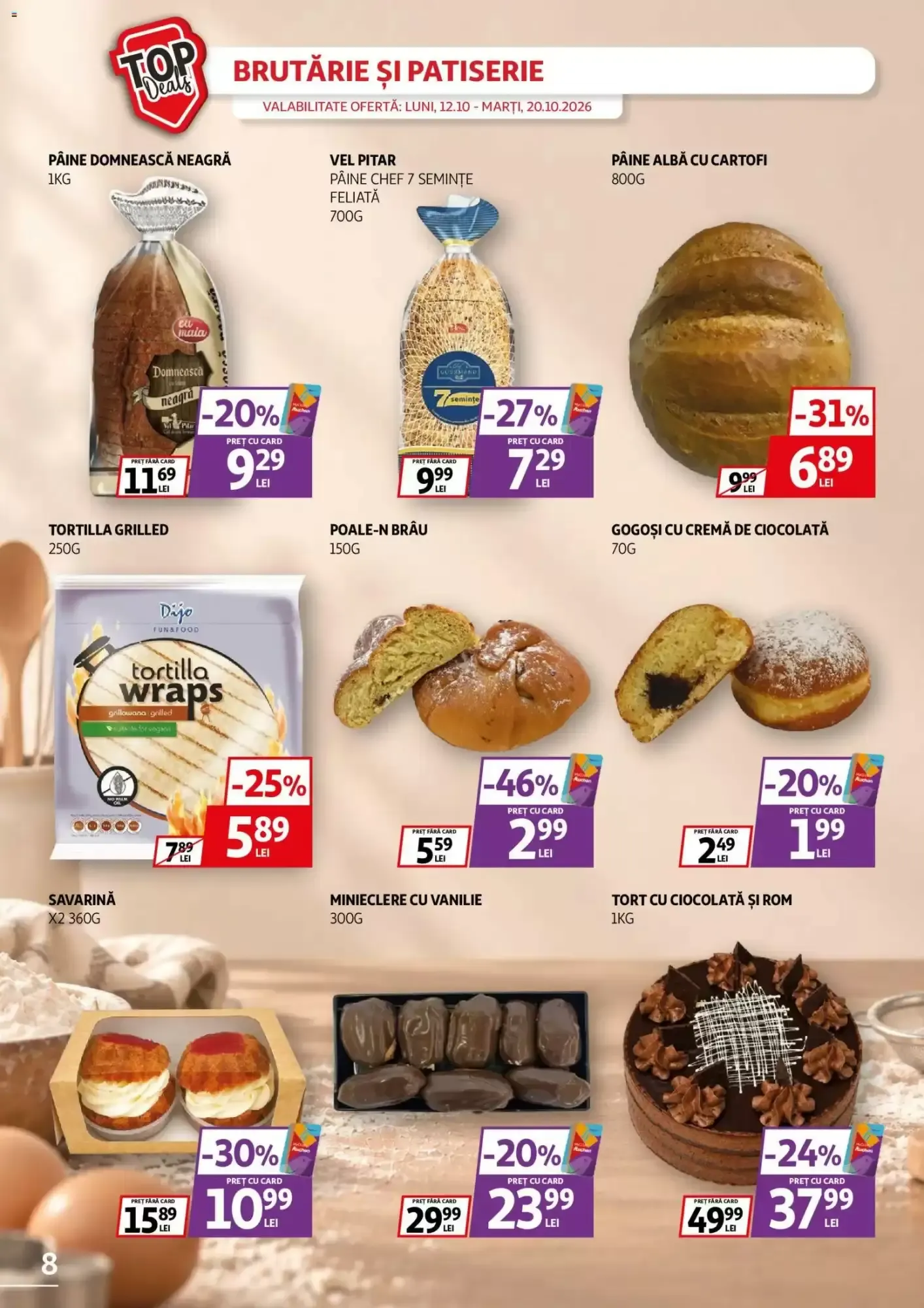 Catalog Catalog Auchan de la 12 octombrie până la 20 octombrie 2026 - Revista Pagina 8
