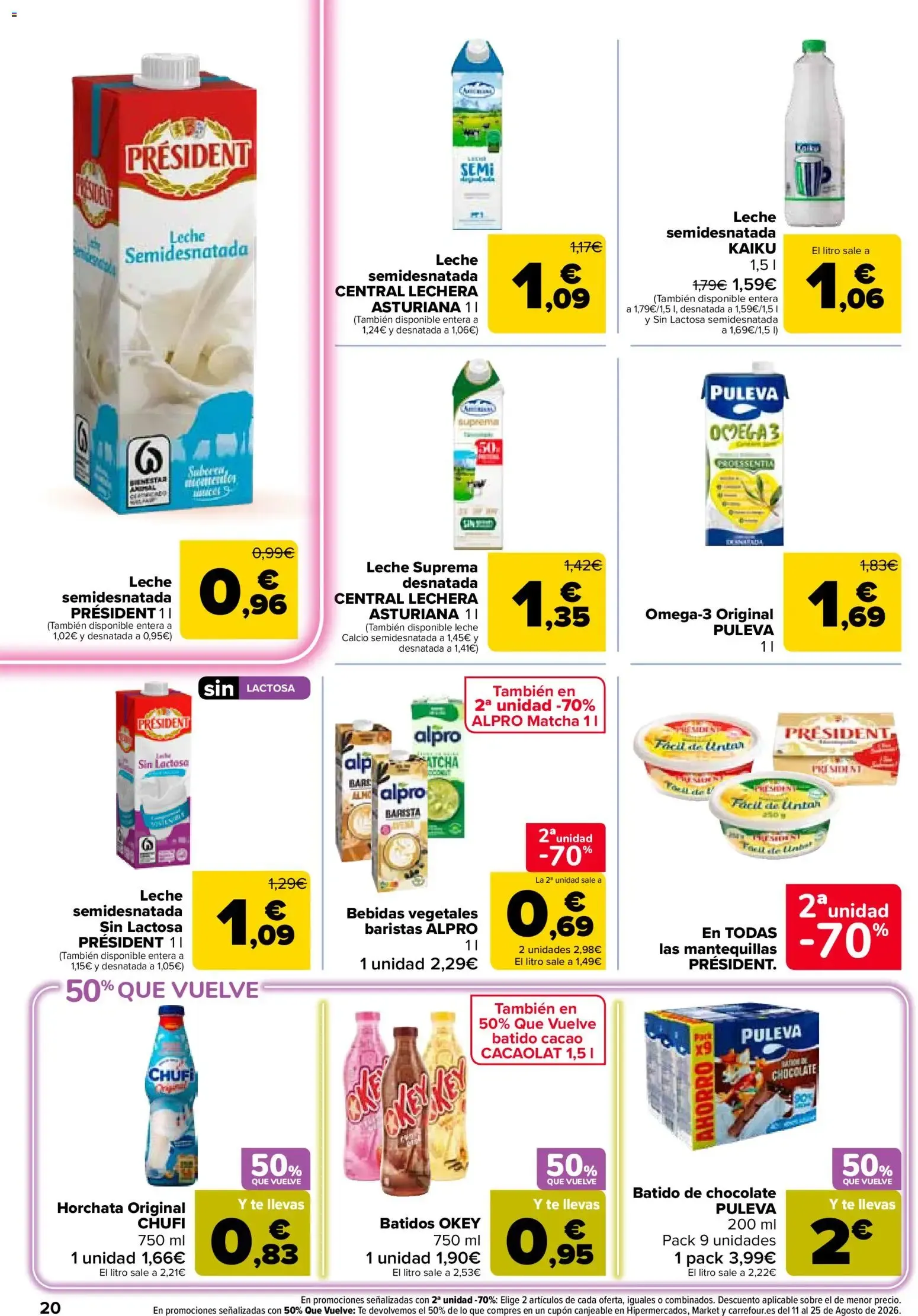 Catálogo de Carrefour: 2ª Unidad al -70% 28 de julio al 10 de agosto 2026 - Página 20