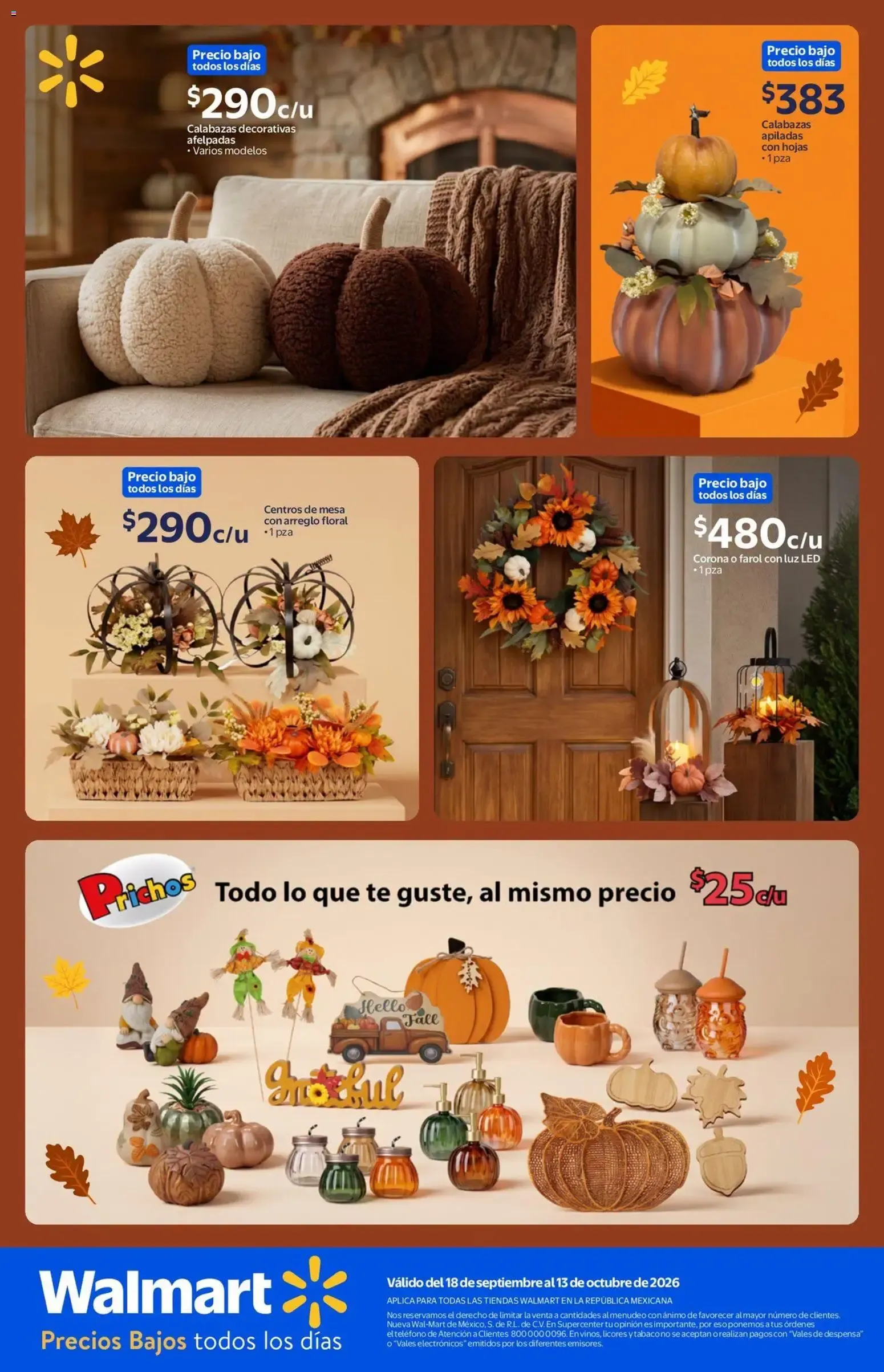Catálogo de Walmart folleto Los colores del otoño adornan esta temporada. (18/09/2026 - 13/10/2026) - catálogo en línea 18 de septiembre al 13 de octubre 2026 - Pagina 5