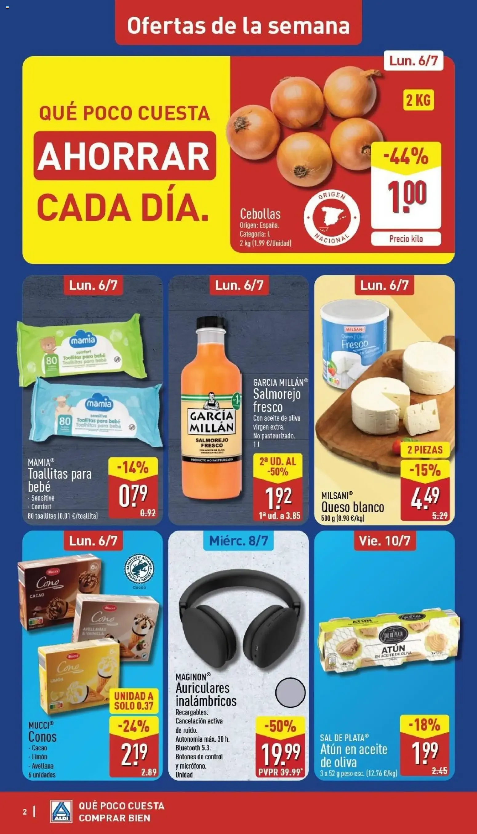 Catálogo de Aldi: Un Baño de Frescura al Mejor Precio 6 de julio al 12 de julio 2026 - Página 2