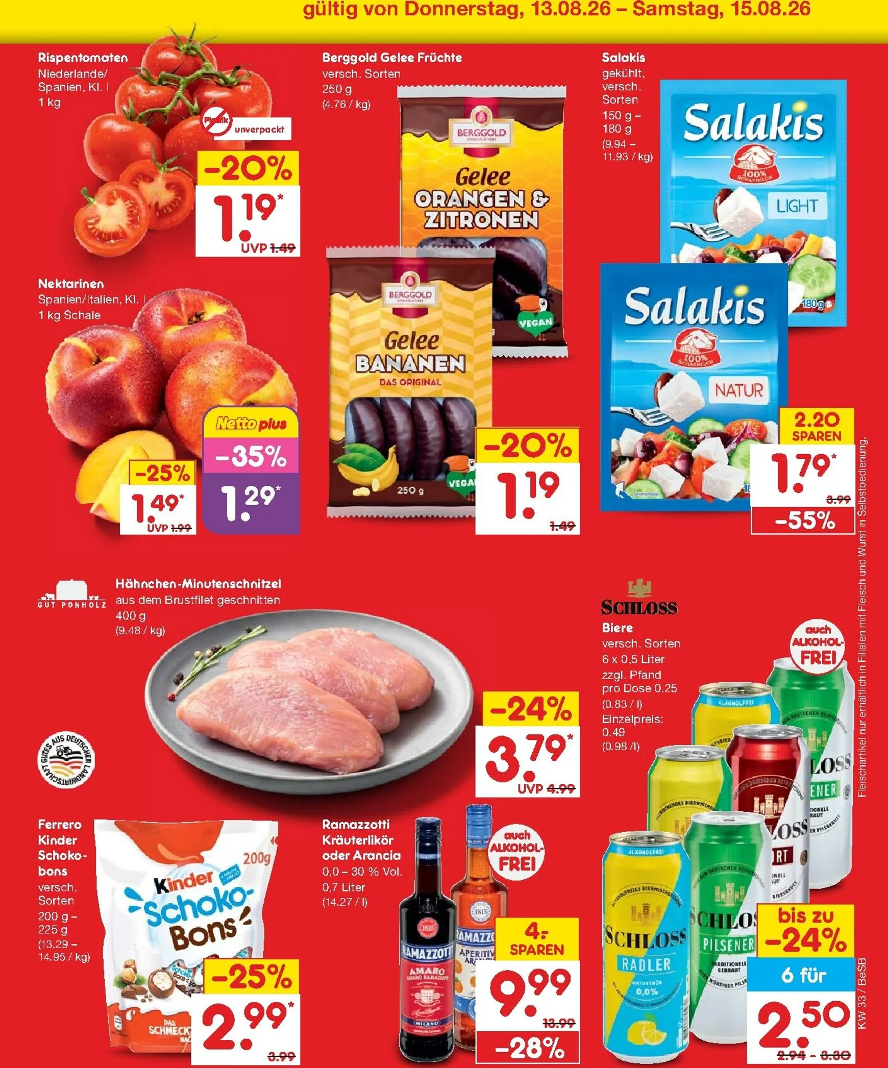 Netto Marken Discount Prospekt nächste Woche – von Montag 10.08.2026 bis Samstag 15.08.2026 von 10. August bis 15. August 2026 - Prospekt seite 52