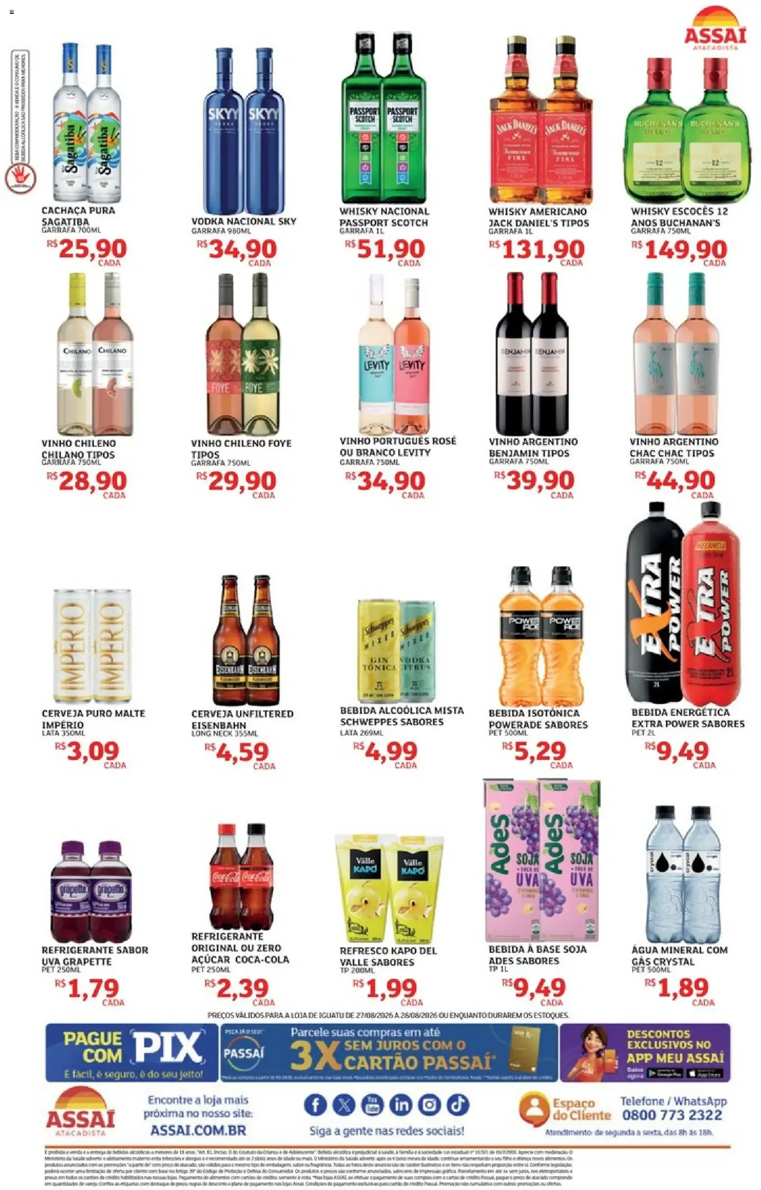 Encarte de Assaí Atacadista ofertas - CE de 27/08/2026 | Promoções Online 27 de agosto até 28 de agosto 2026 - Pagina 2