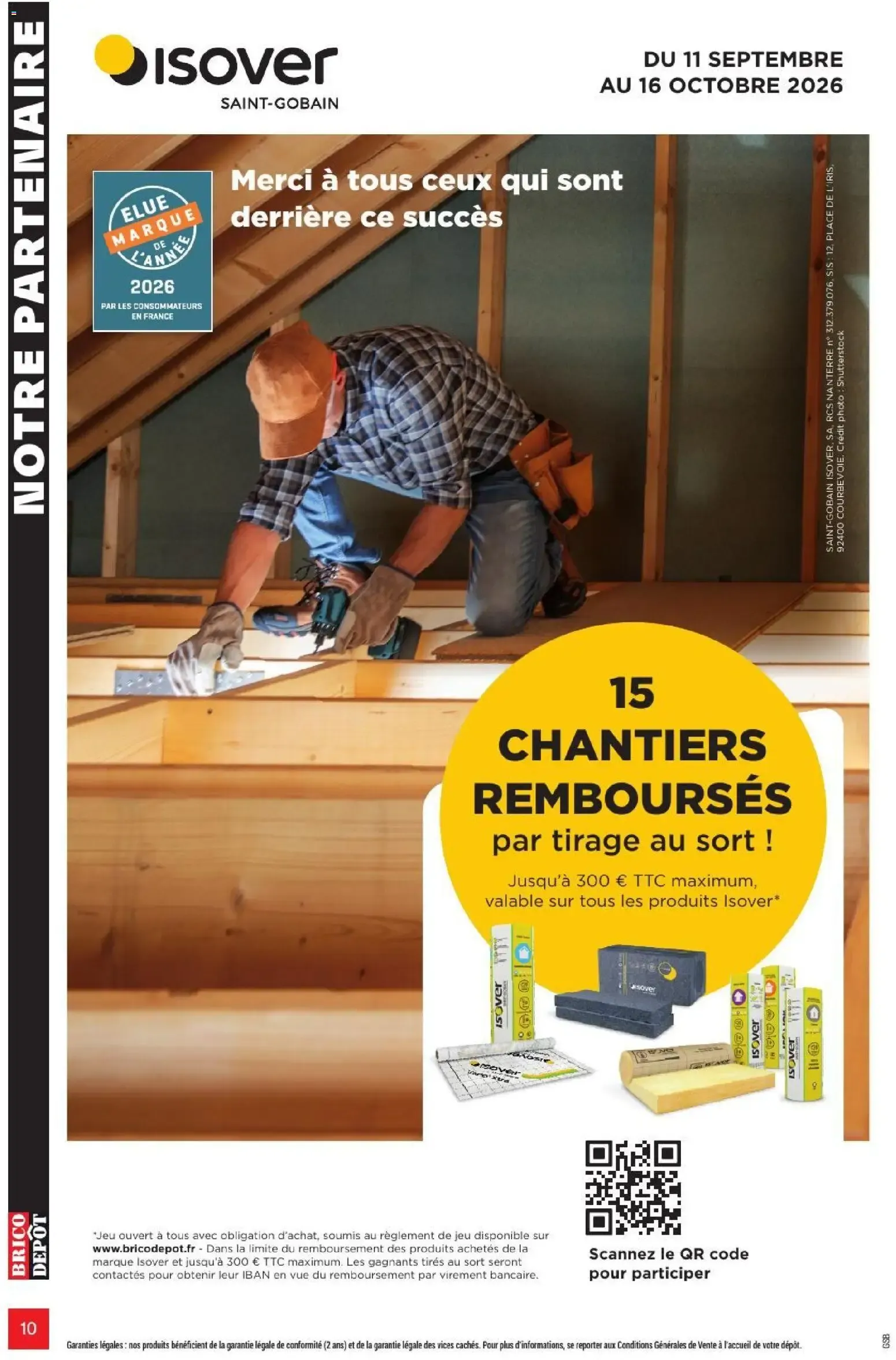 L'OFFICIEL DU BRICOLAGE - Automne du 17 septembre au 1 octobre 2026 - Catalogue page 10