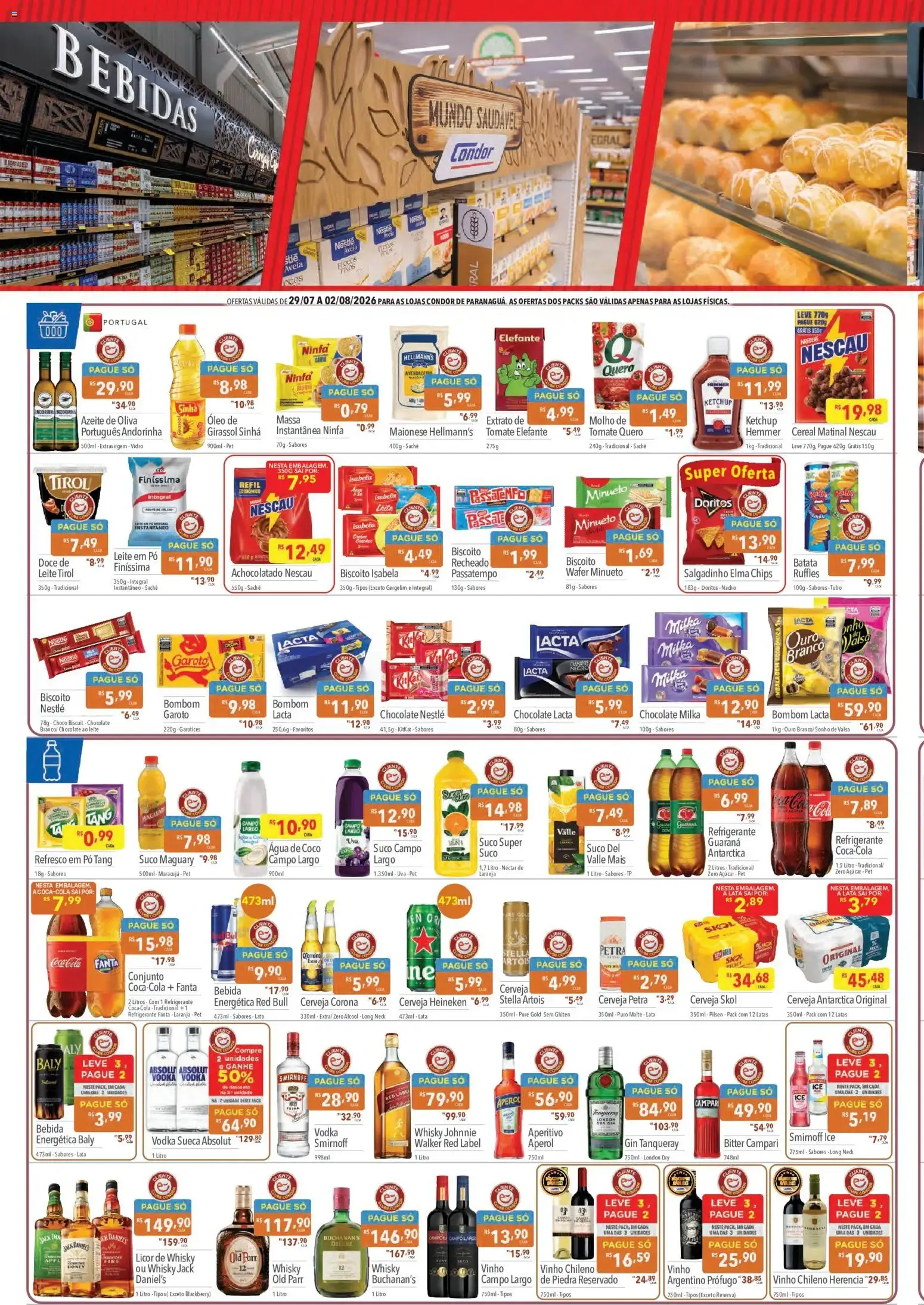 Encarte de Supermercados Condor ofertas Reinauguração de 29/07/2026 29 de julho até 2 de agosto 2026 - Pagina 2