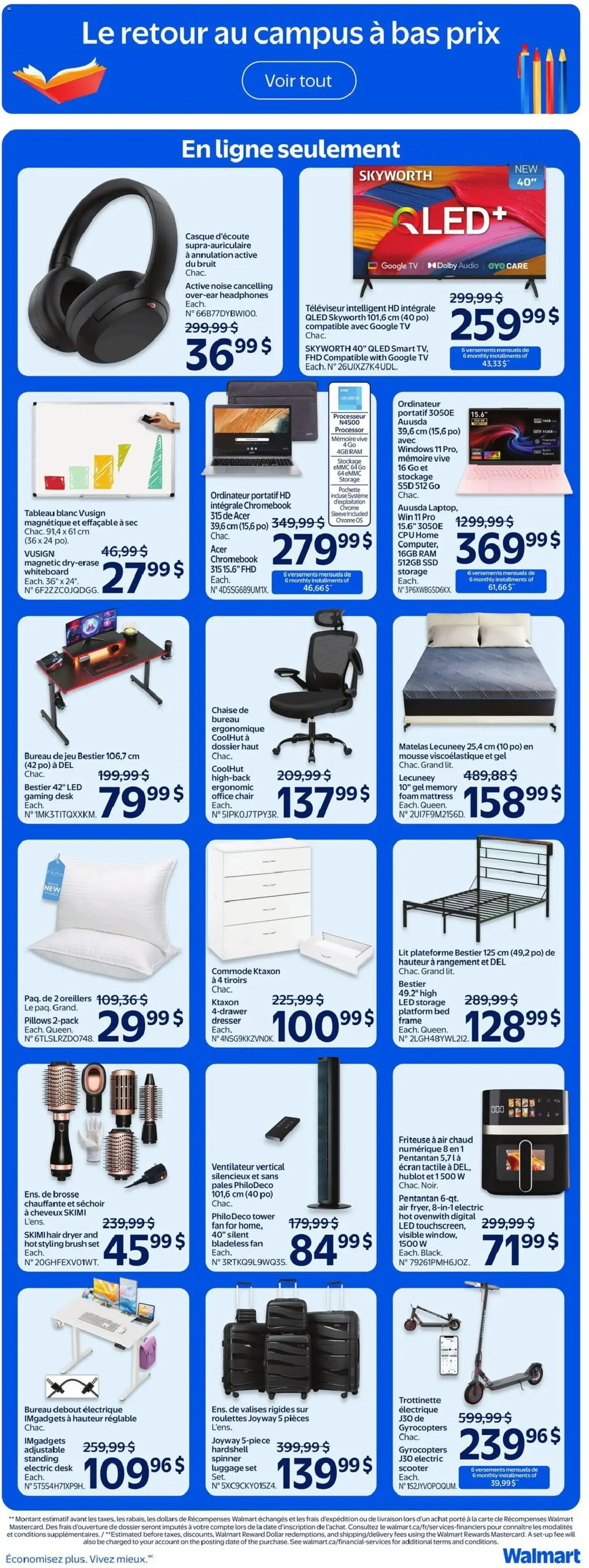 Walmart: Économisez plus. Vivez mieux. y La rentrée des classes. from August 27 to September 2 2026 - flyer page 31