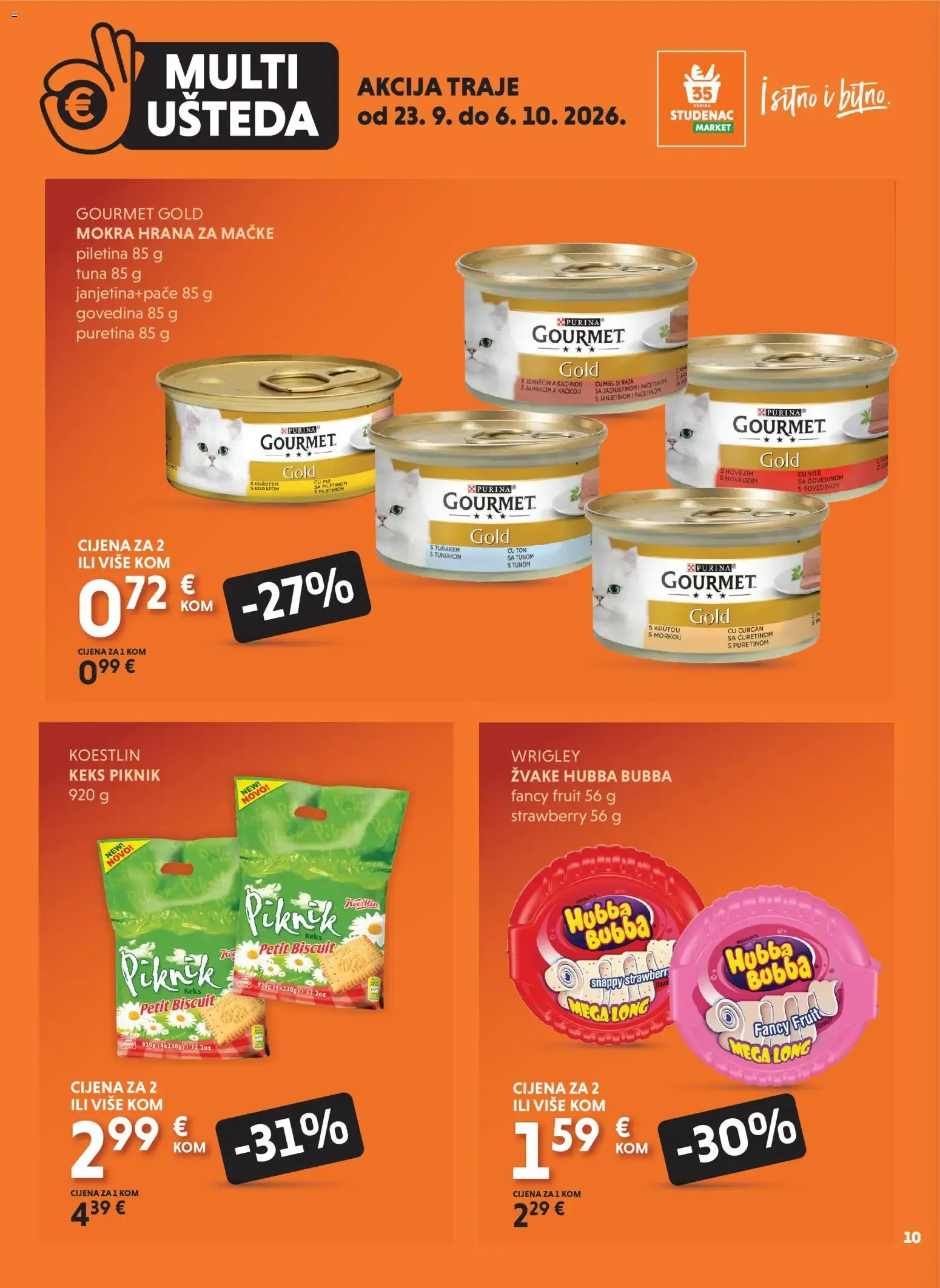 Katalog Multi Ušteda od 23. rujna do 6. listopada 2026. - Pregled Stranica 10