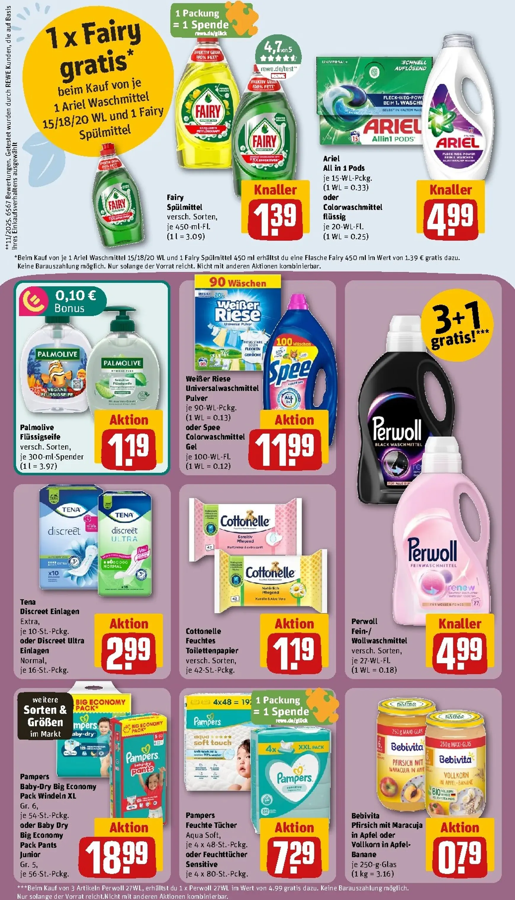 Die REWE Jubelwochen Mega Angebote, mega sparen! von 21. September bis 27. September 2026 - Prospekt seite 28