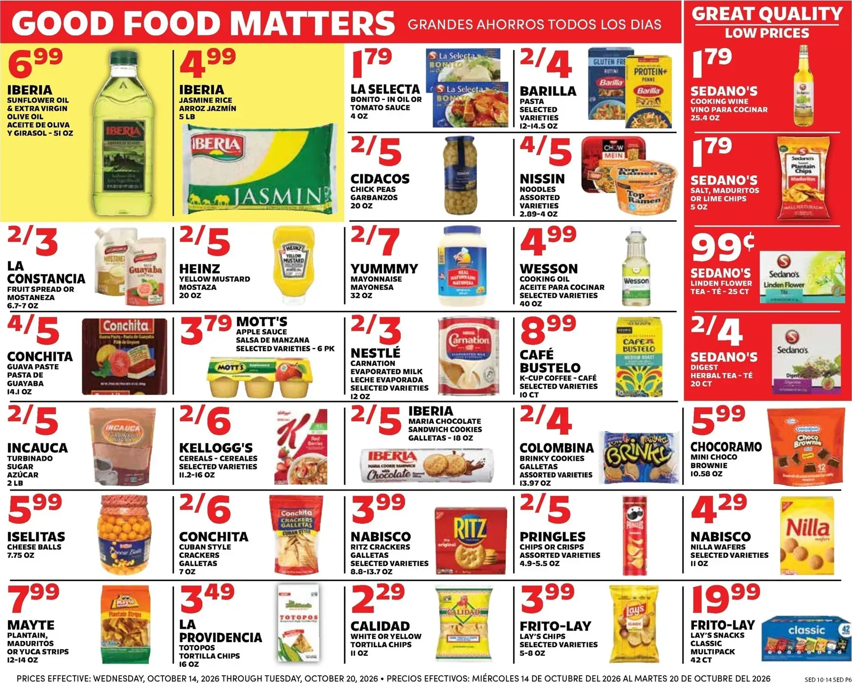 Weekly ad Sedano's Weekly Specials from October 14 to October 20 2026 - Page 6